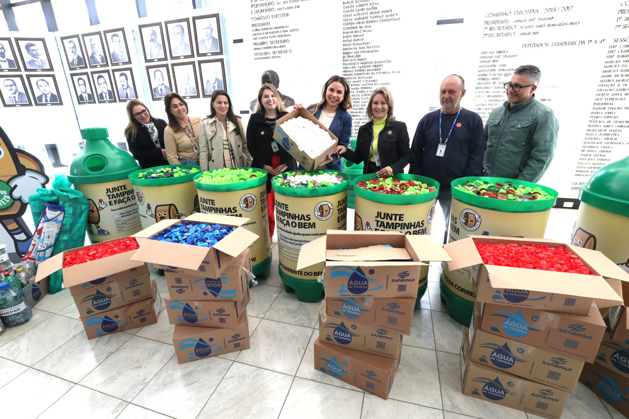 Sanepar é a mais nova parceira do programa Tampinha Paraná