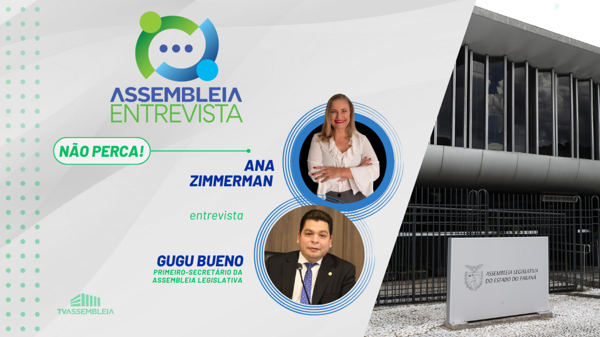 Assembleia Entrevista: deputado Gugu Bueno (PSD) conta sua trajetória e reflete sobre os desafios de ser 1º Secretário da Alep