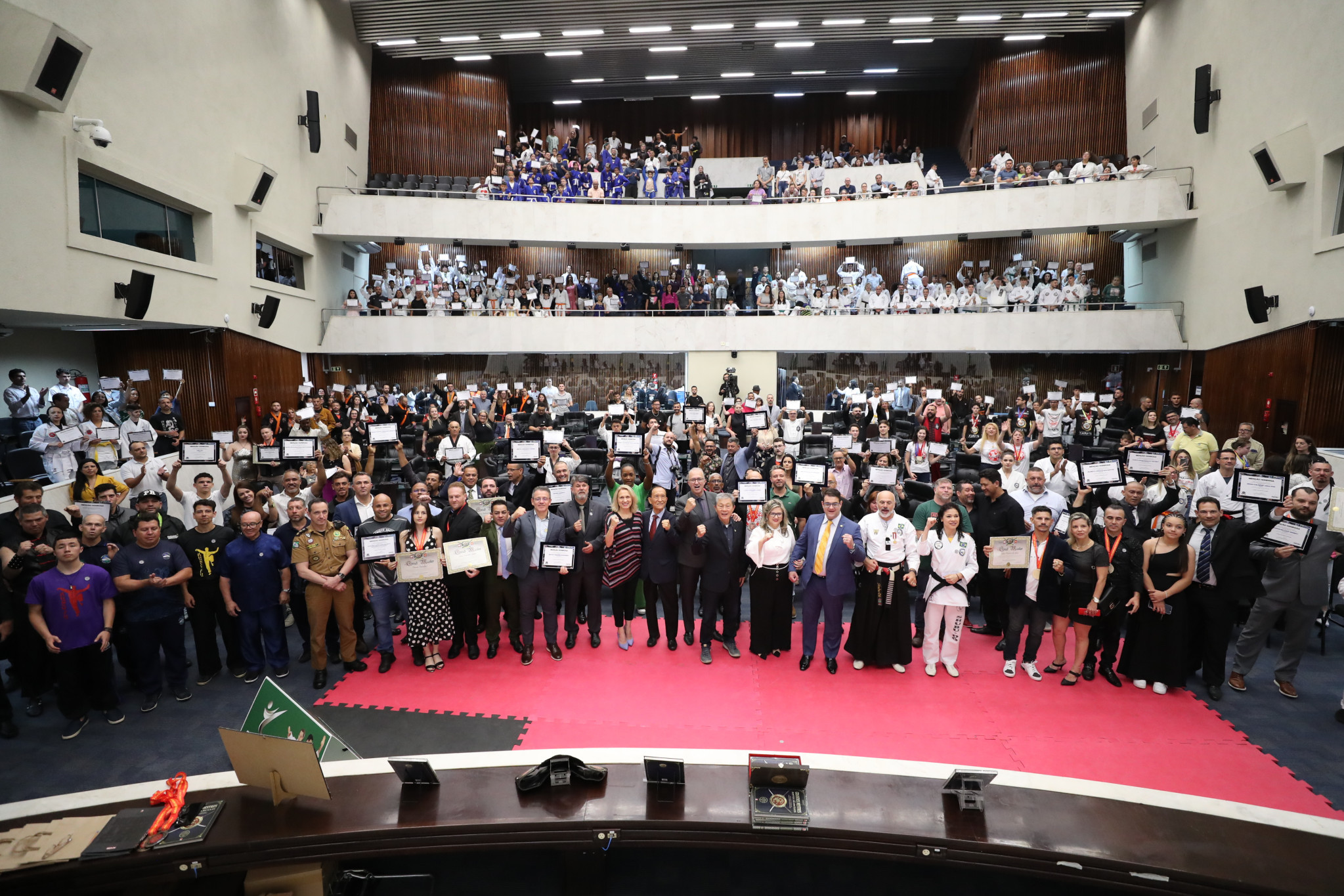 Dezembro Faixa Preta celebra artes marciais no Plenário da Assembleia