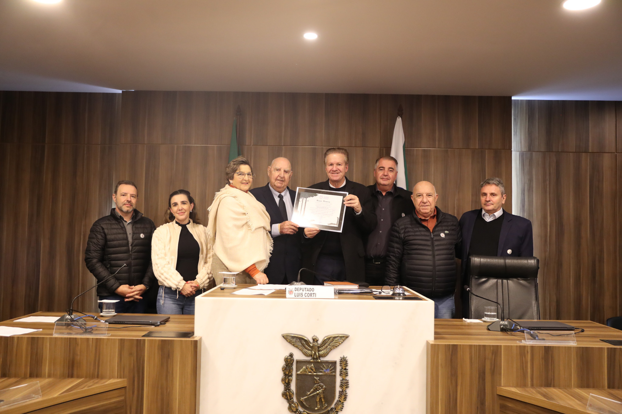 Assembleia homenageia Gilberto Bocchi, pioneiro de Santa Izabel do Oeste