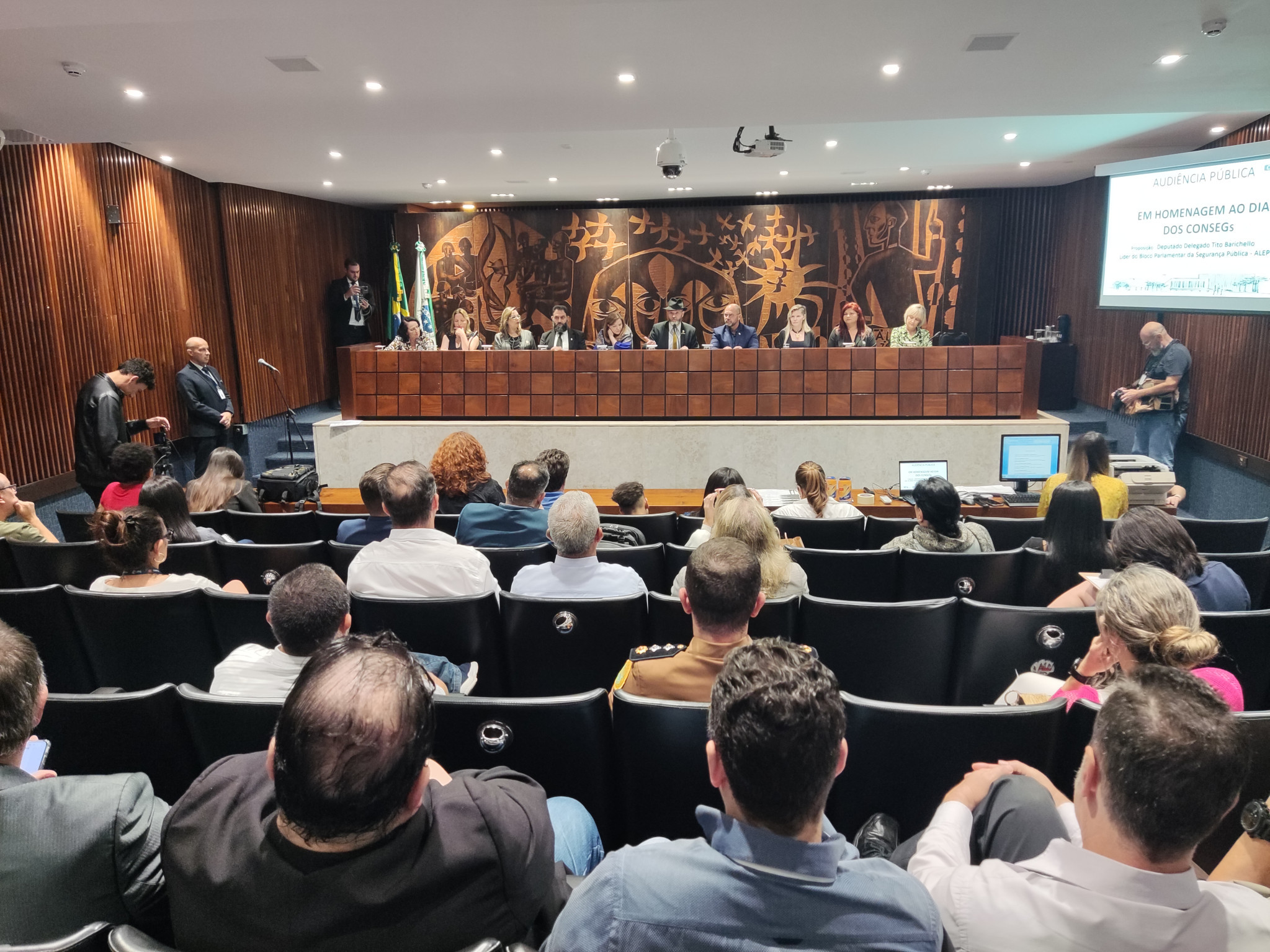 Audiência pública homenageia Dia Estadual dos Consegs