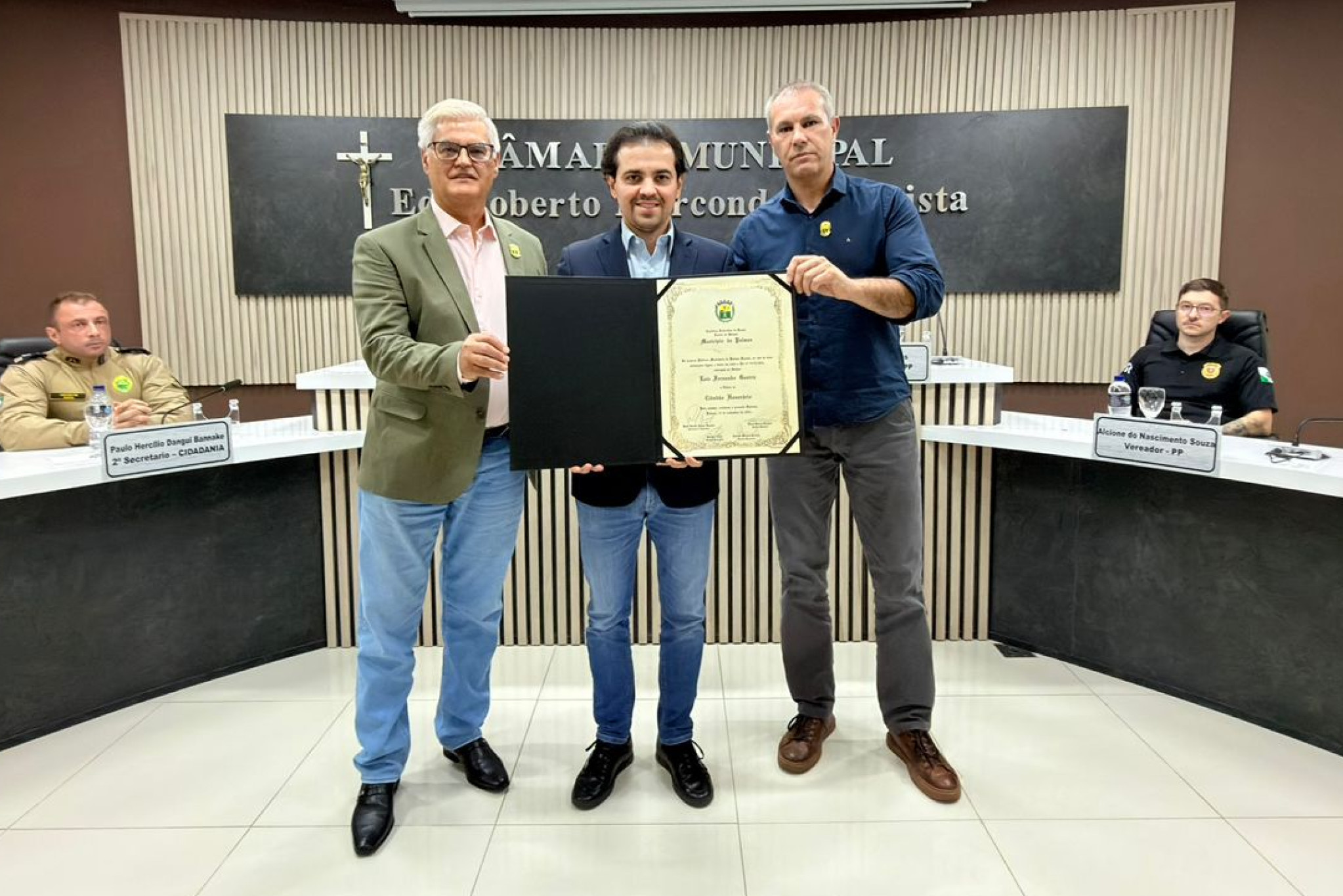 Deputado Luiz Fernando Guerra (Novo) recebe título de Cidadão Honorário de Palmas