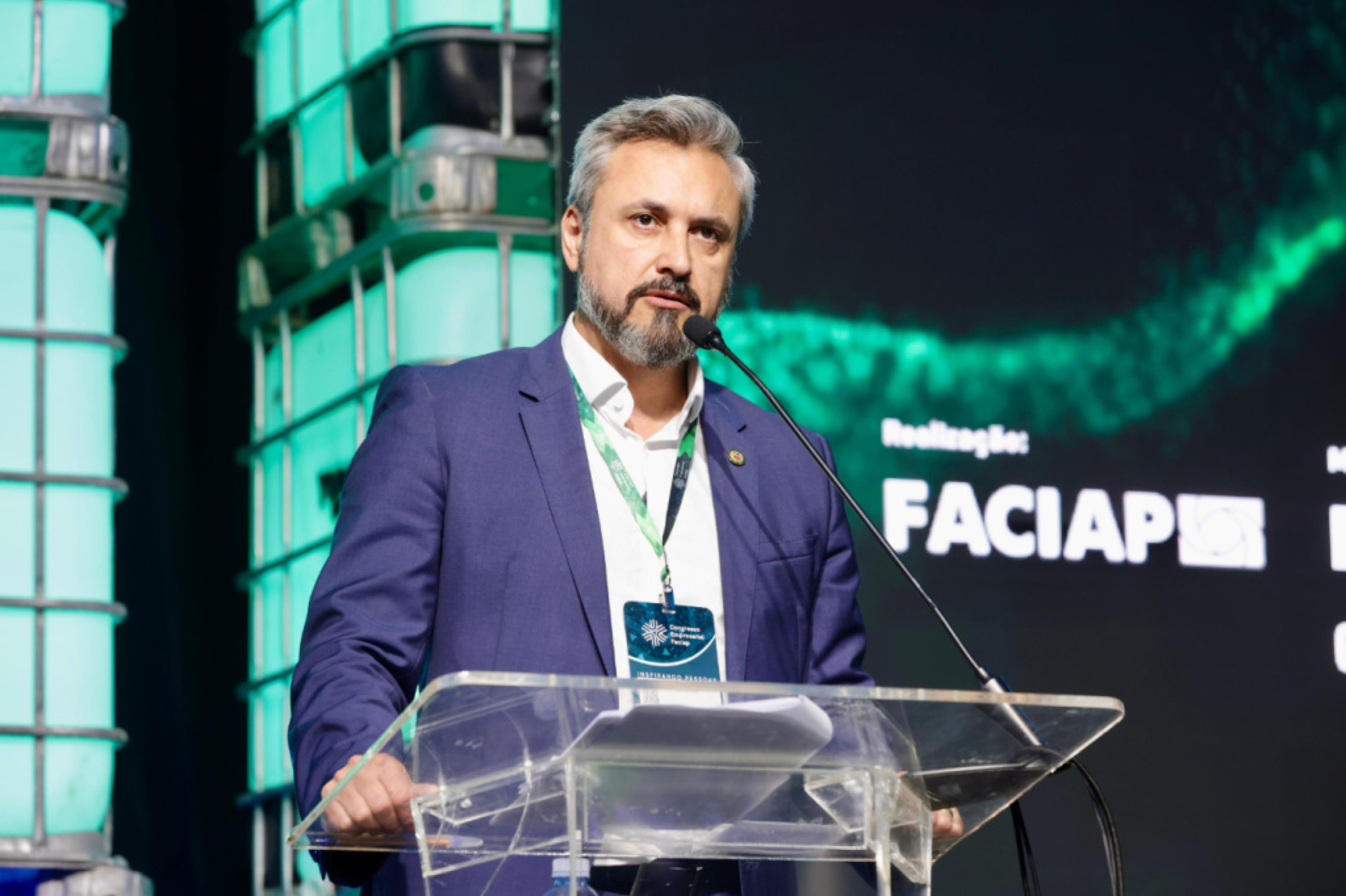“Trabalho em parceria com a Assembleia fortalece o setor produtivo”, diz deputado Fabio Oliveira (Podemos) em evento da Faciap