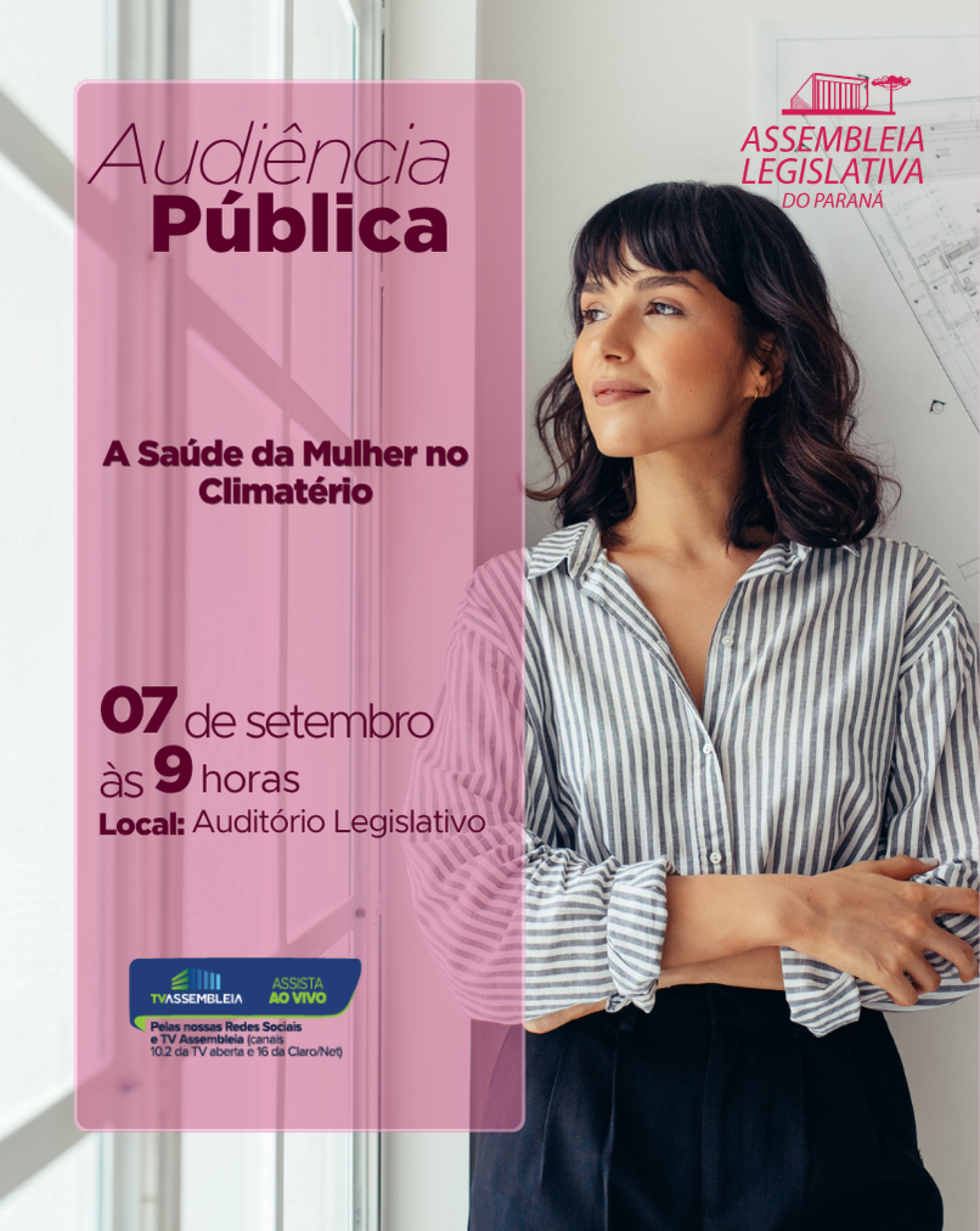 Assembleia Legislativa amplia debate sobre saúde e direitos das mulheres no climatério