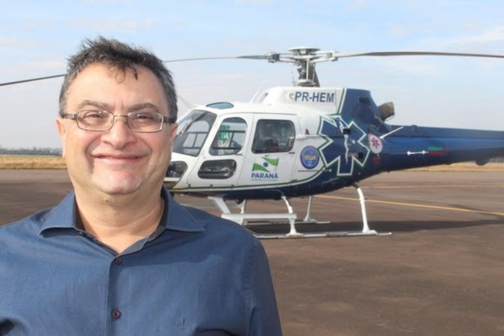 Serviço aeromédico, referência para São Paulo, já é legado no Paraná, diz Michele Caputo