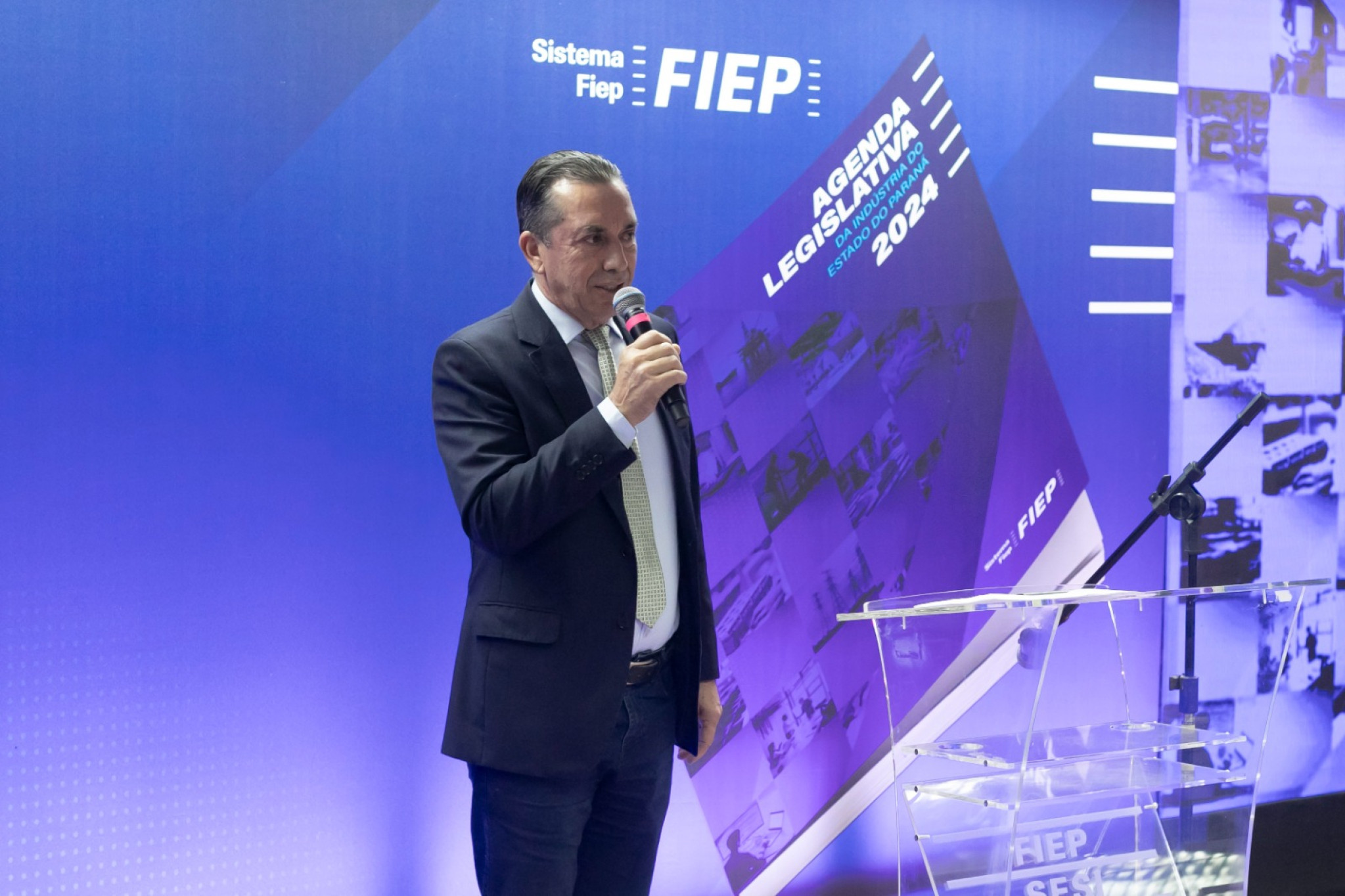 Deputado Reichembach (PSD) participa do lançamento da Agenda Legislativa 2024 da Fiep
