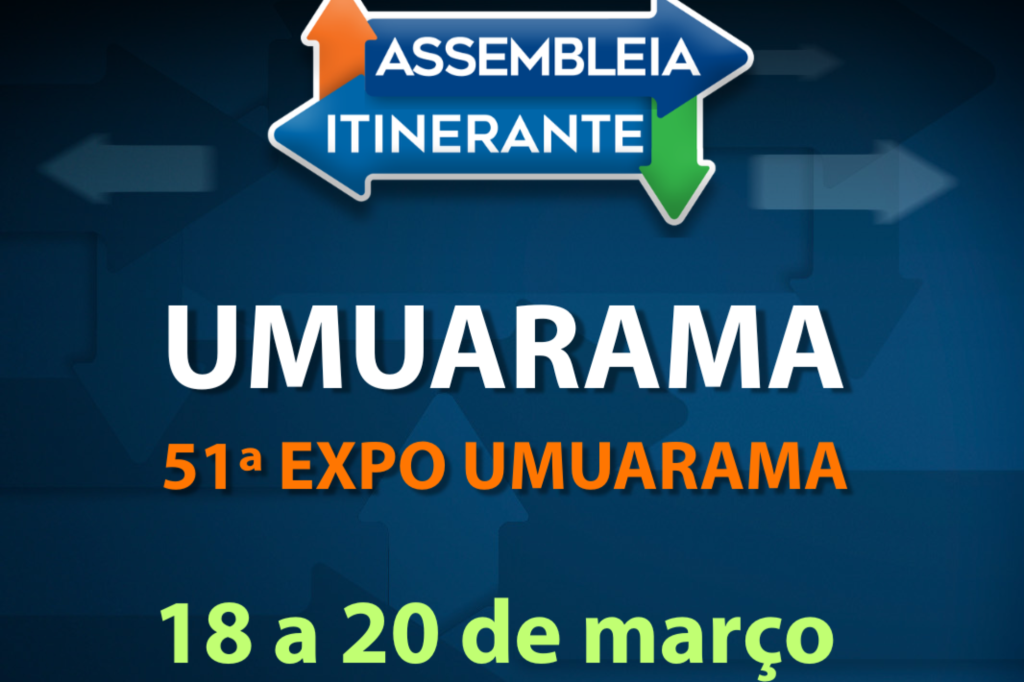 Assembleia Itinerante chega a Umuarama nesta semana