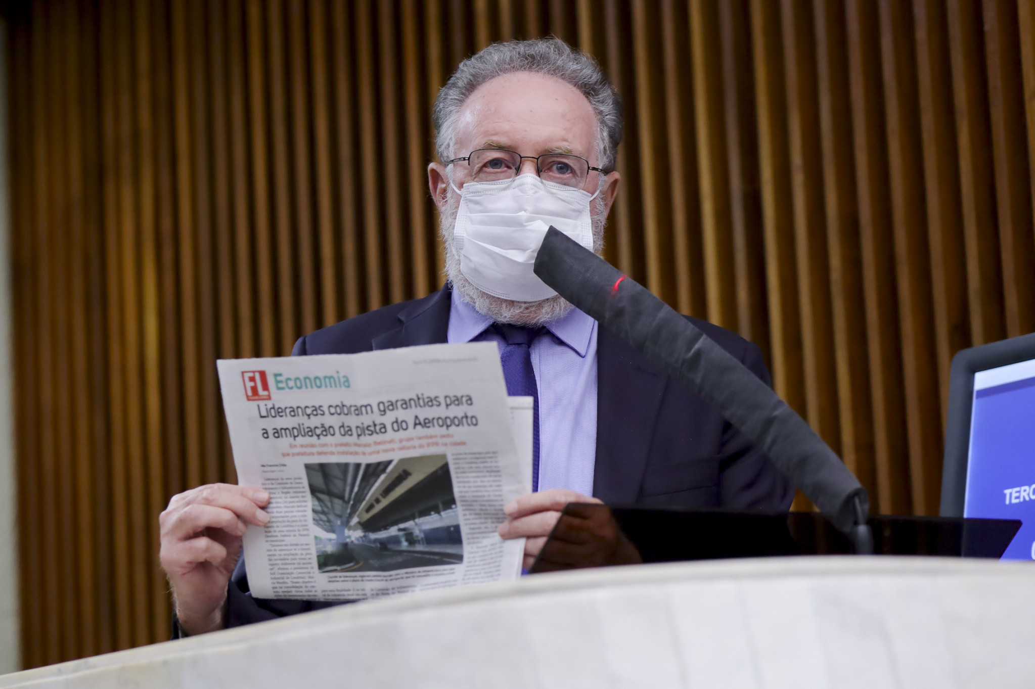 Deputado Tercilio Turini pede detalhamento de obras na concessão do Aeroporto de Londrina