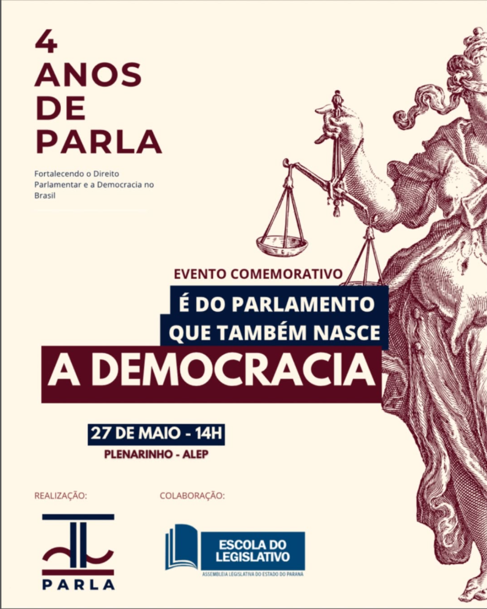 Inscrições Abertas para o Evento Comemorativo dos 4 Anos do Instituto Brasileiro de Direito Parlamentar – PARLA