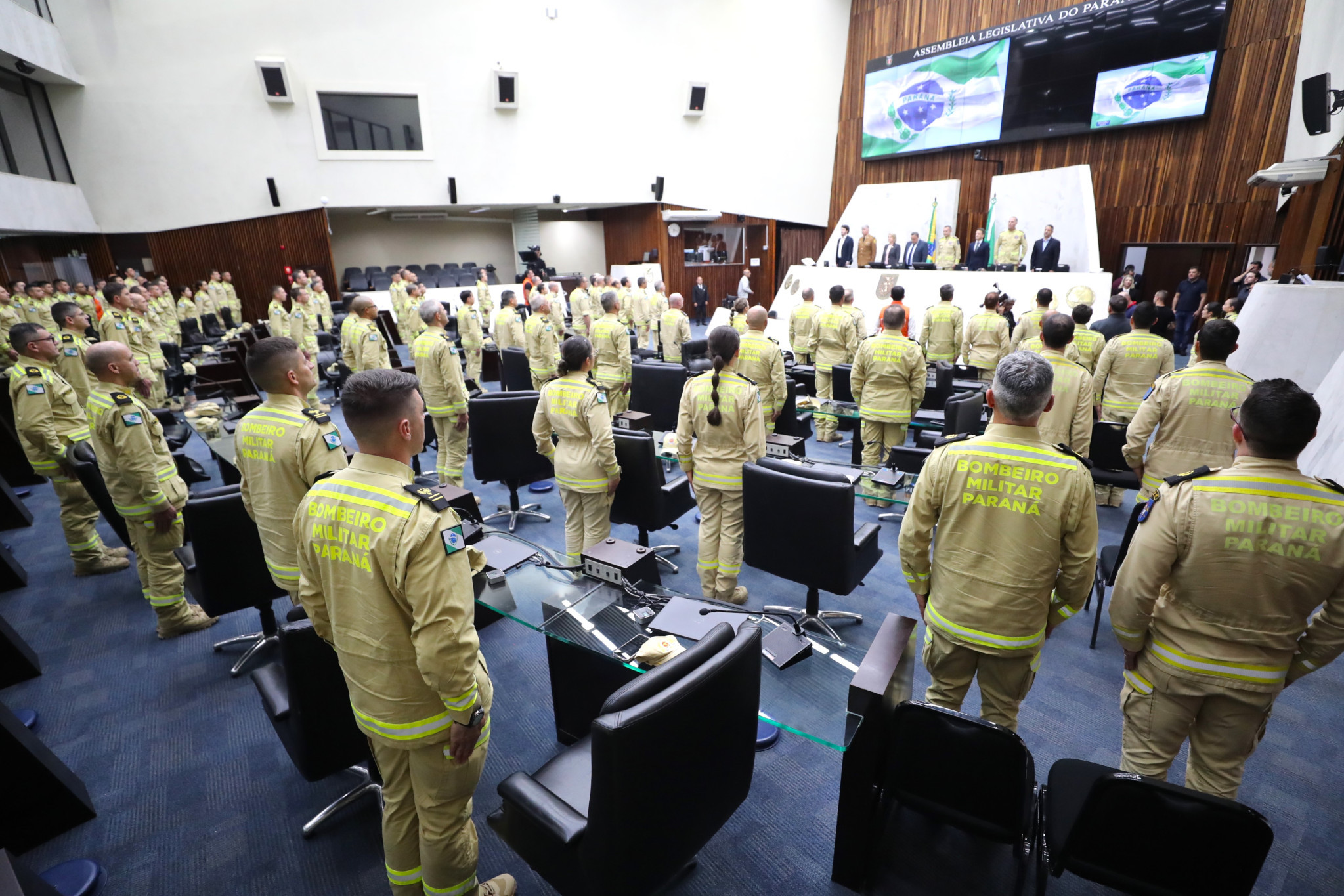 Assembleia Legislativa celebra os 113 anos do Corpo de Bombeiros Militar do Paraná