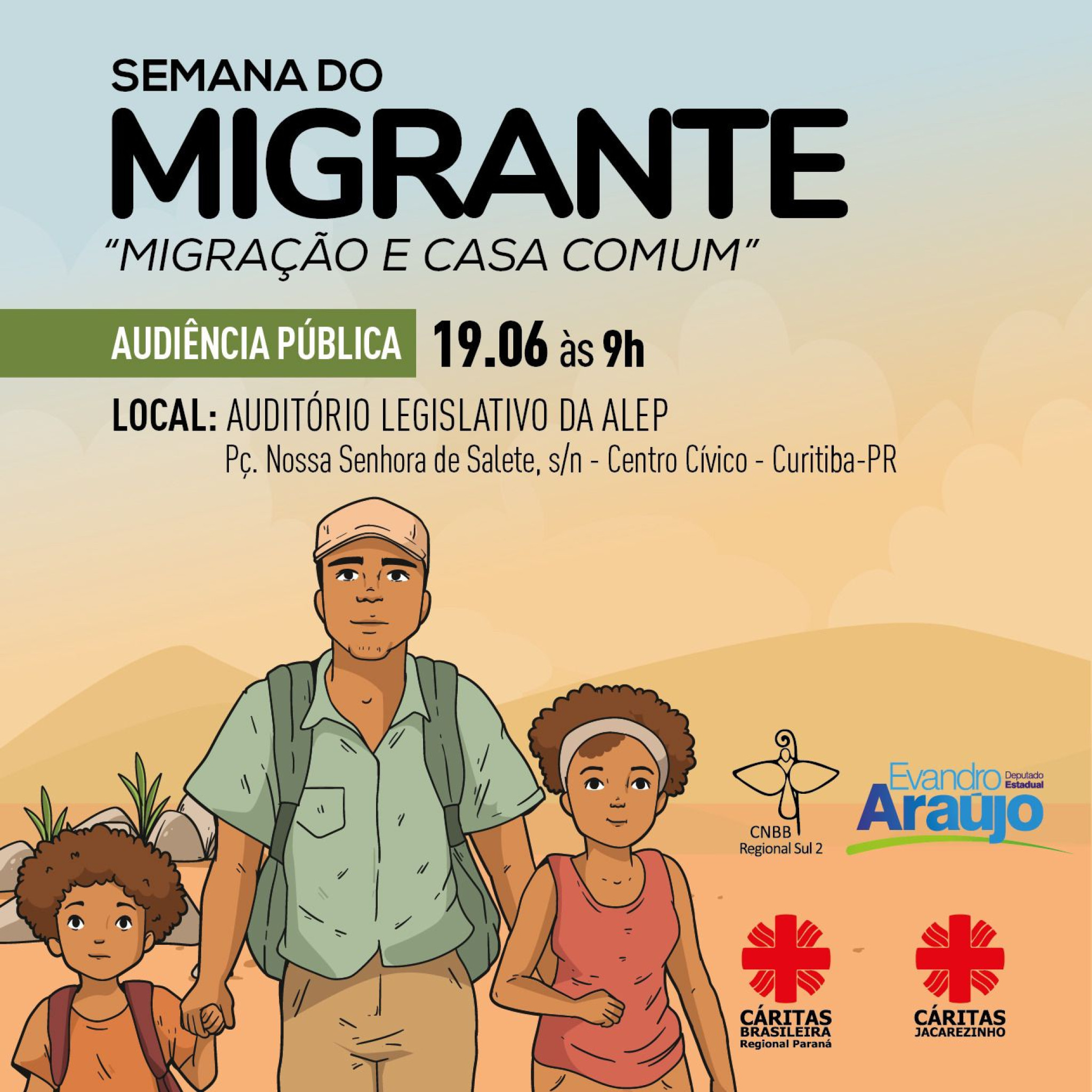 Audiência debate políticas públicas para migrantes, apátridas e refugiados no Paraná