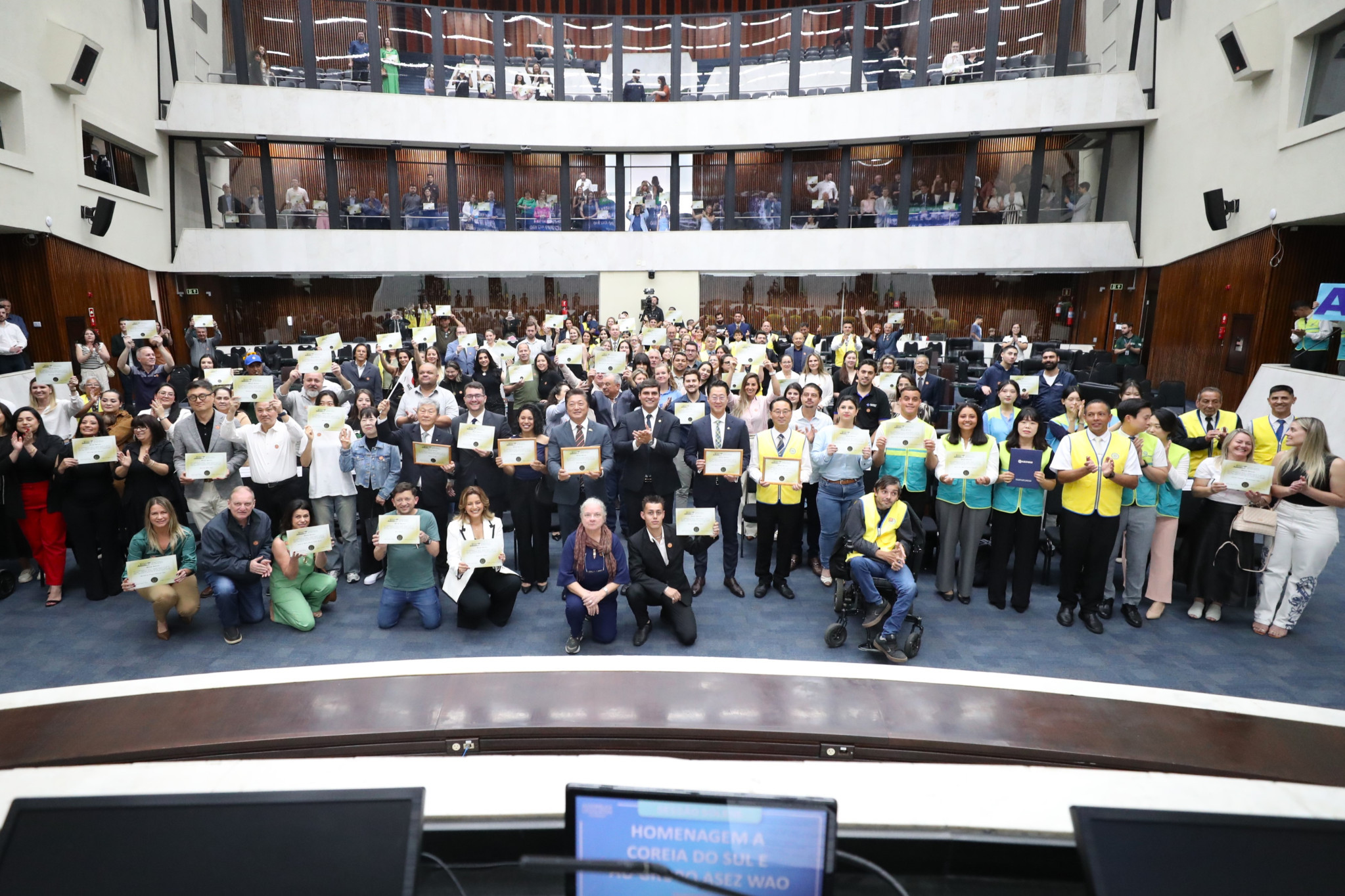 Sessão Solene celebra 61 anos da imigração sul-coreana e ressalta ações sociais do grupo ASEZ WAO no Estado