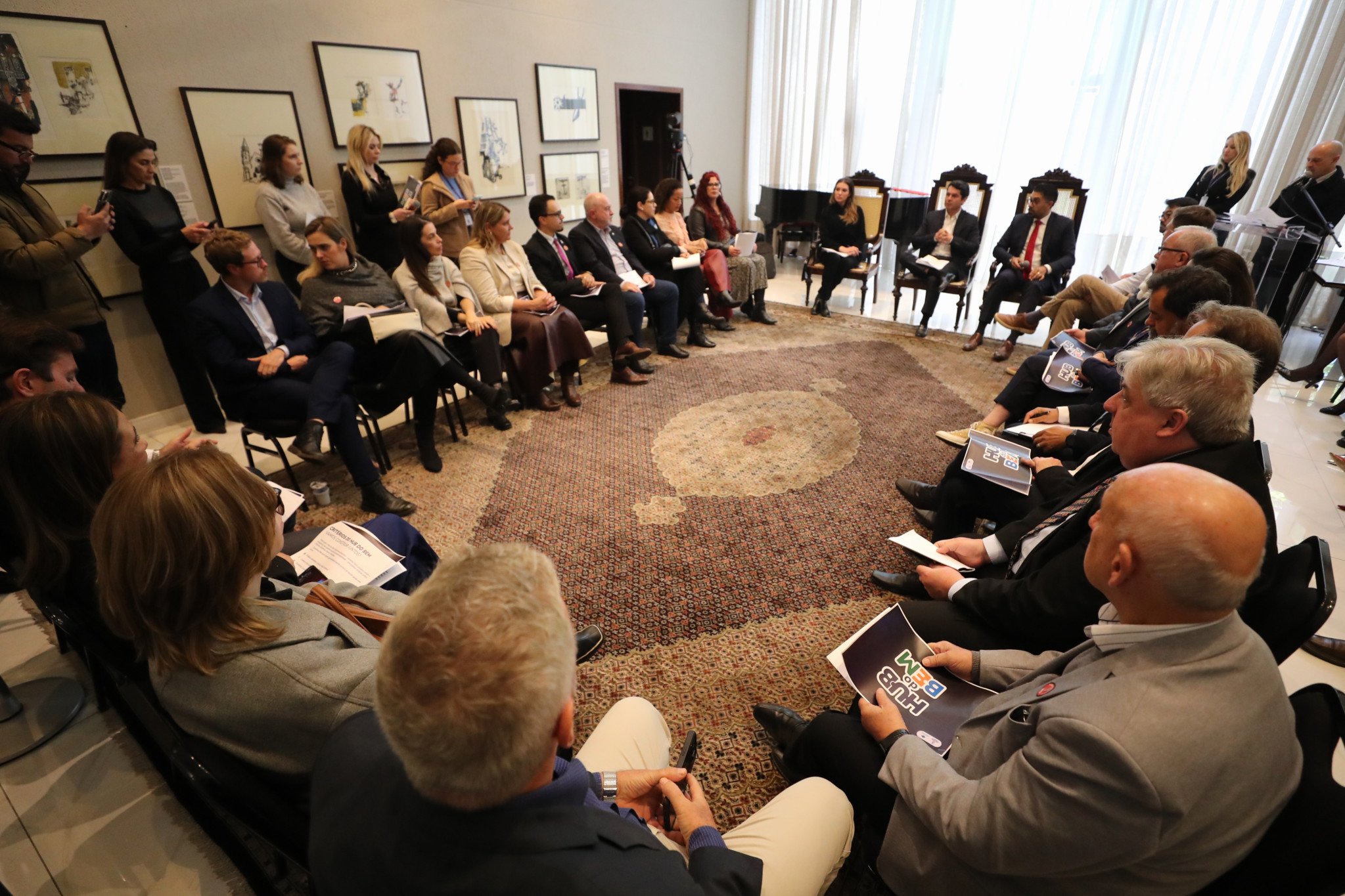 Lançamento do HUB do Bem recebe empresários e representantes de instituições na Assembleia Legislativa