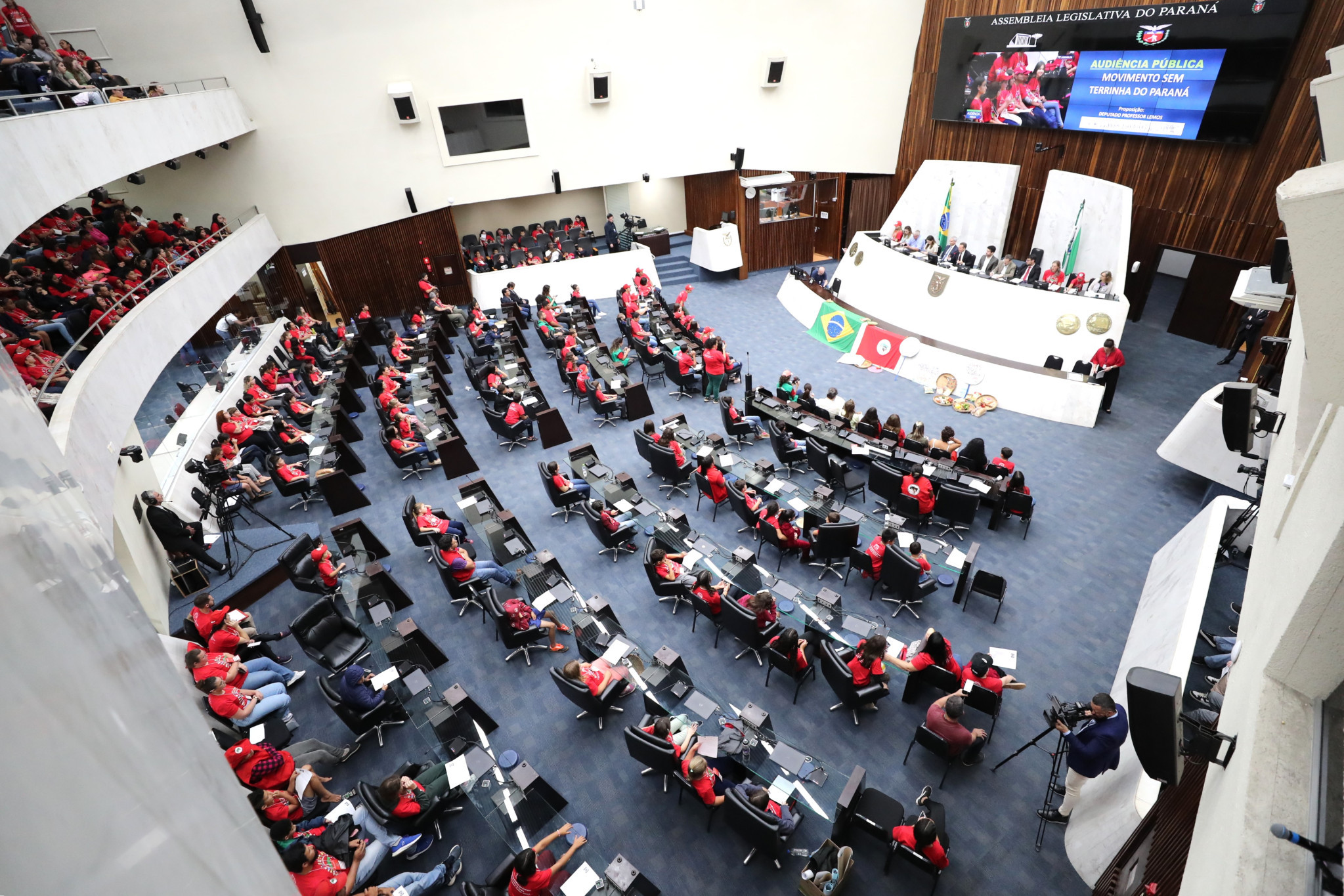 Audiência pública na Assembleia Legislativa recebe as reivindicações do “Movimento Sem Terrinha do Paraná”