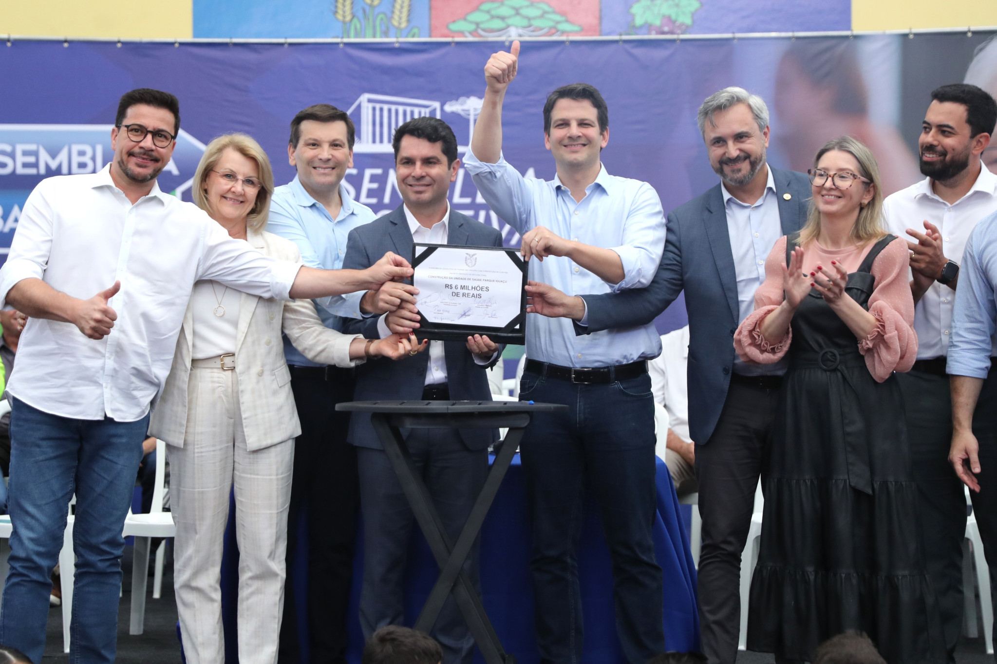 Repasse de R$ 6 milhões para nova unidade de saúde na Regional do Bairro Novo marca 5ª edição do Assembleia nos Bairros