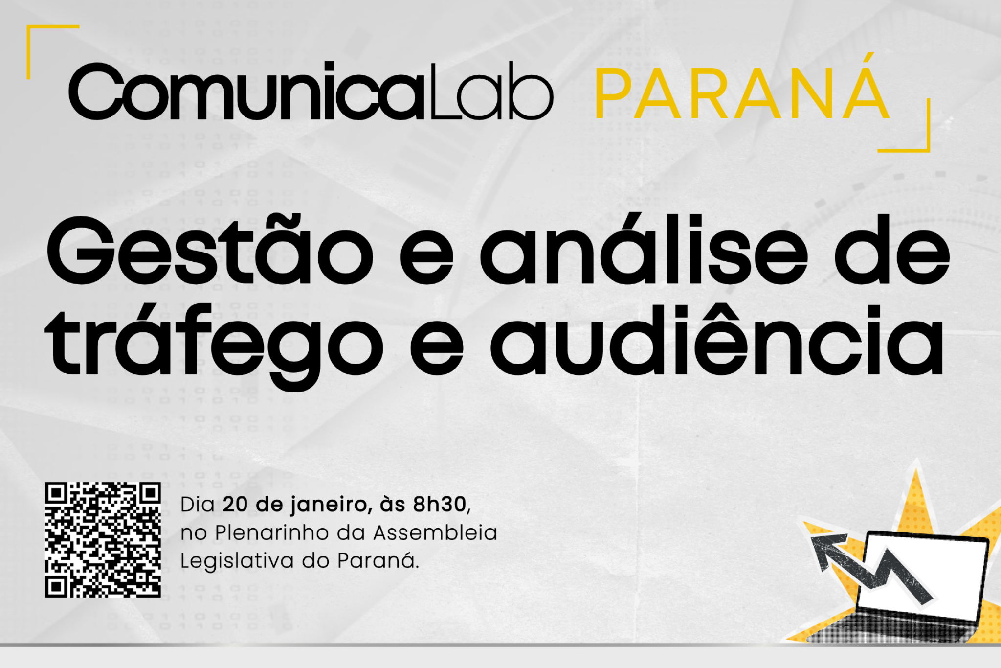 Terceira oficina do ComunicaLab será na próxima terça-feira (20), no Plenarinho