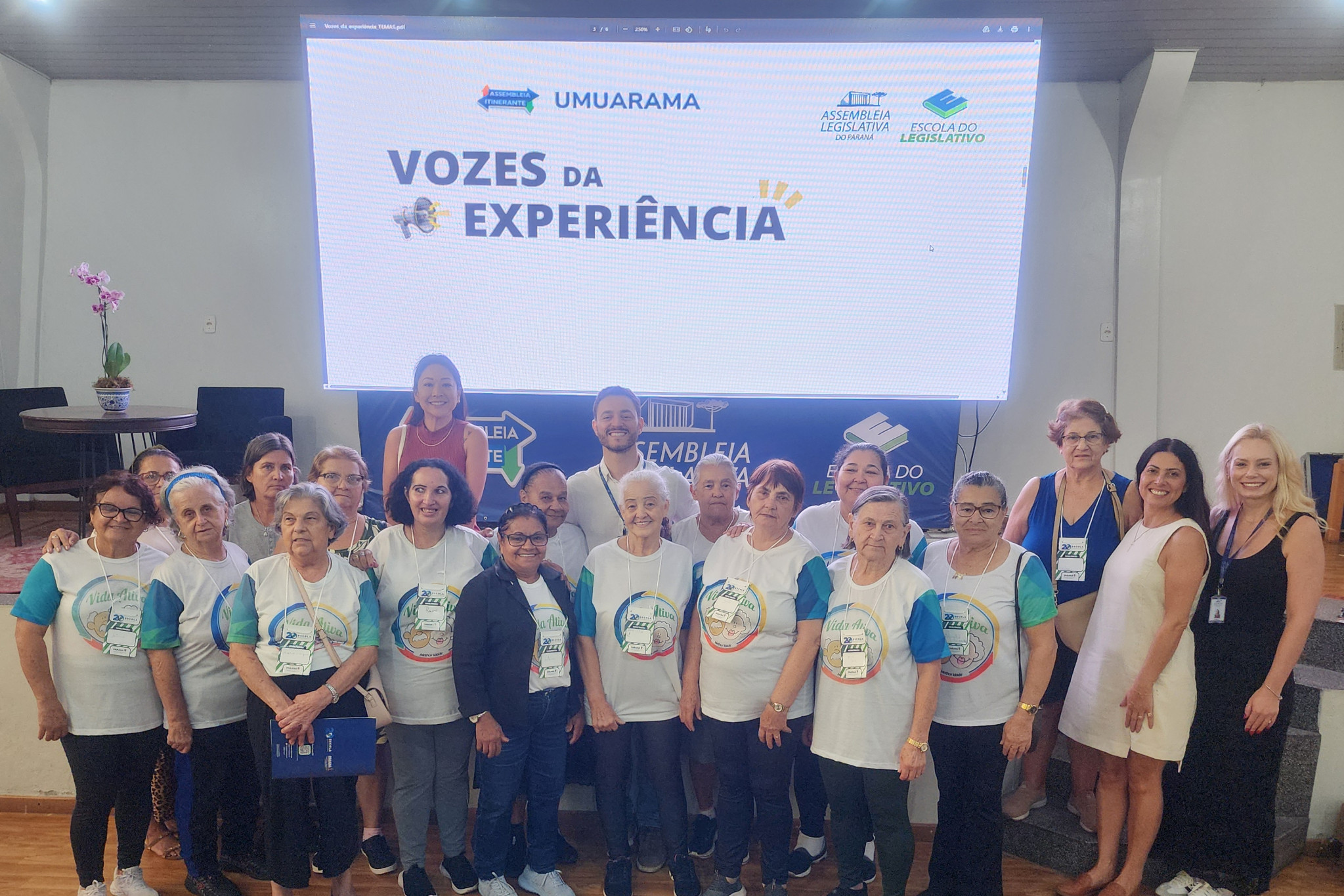 Assembleia Itinerante promove Vozes da Experiência com ênfase em políticas para idosos na Expo Umuarama