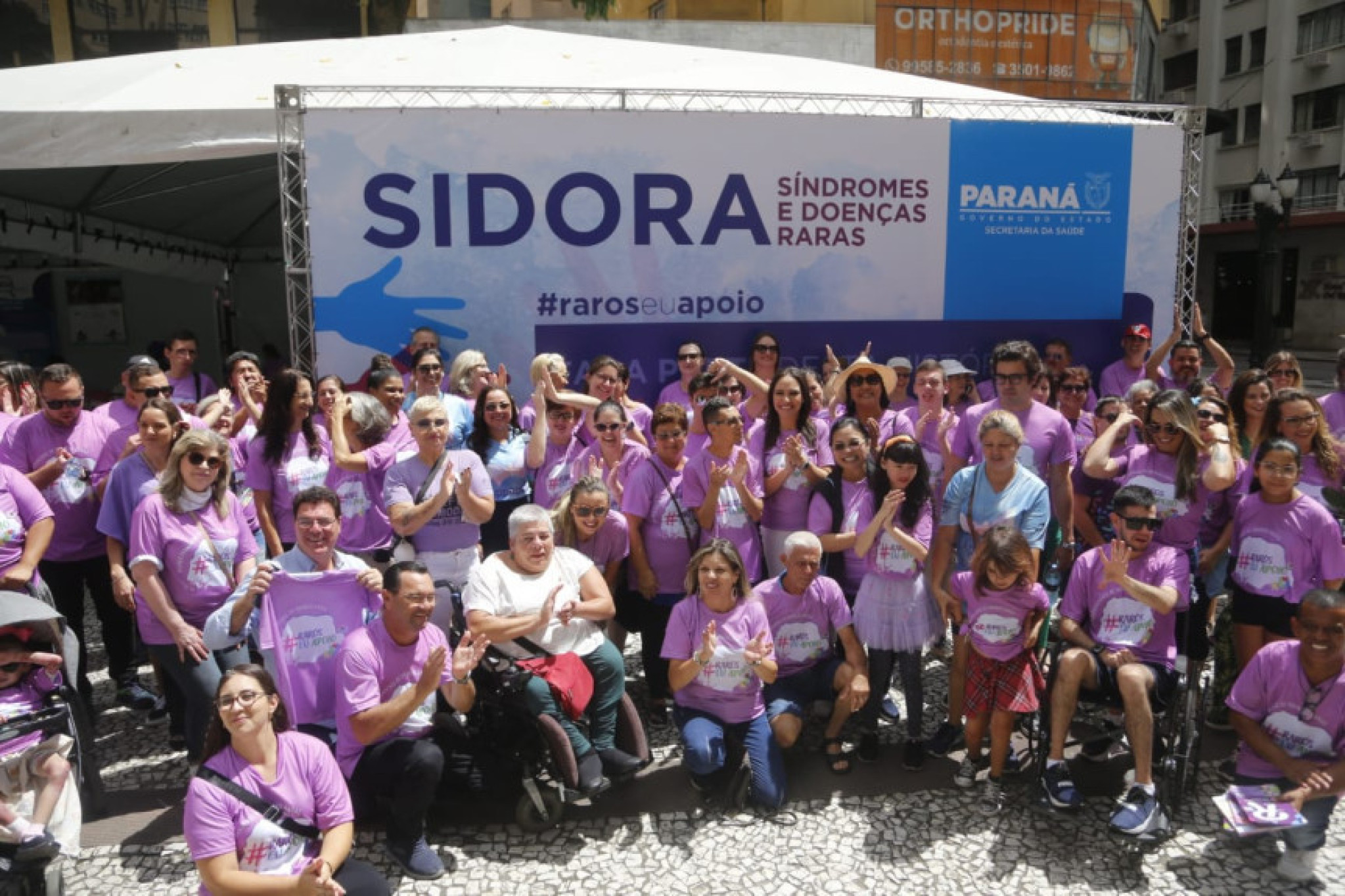 Fevereiro Lilás: caminhada no sábado (3) em Curitiba chama atenção sobre as doenças raras