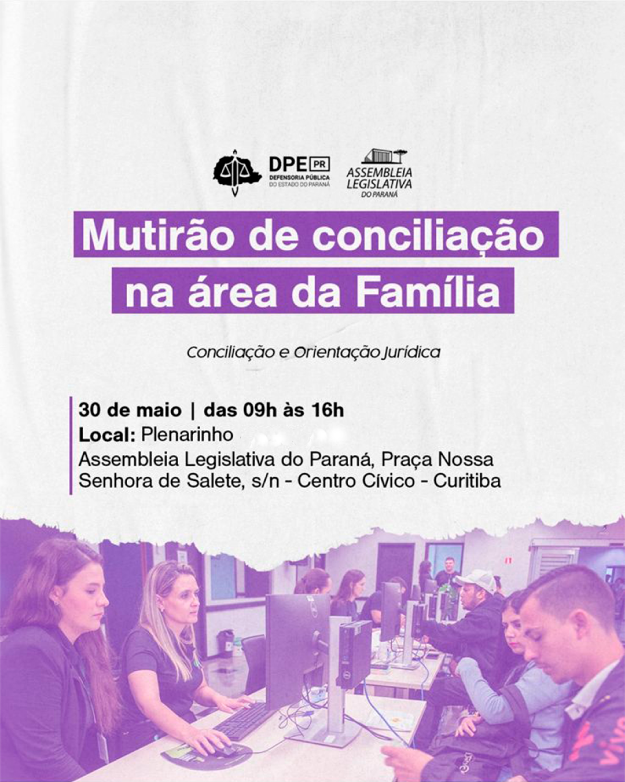 Primeiro Mutirão de 2025 da Defensoria Pública será realizado na próxima sexta-feira (30)