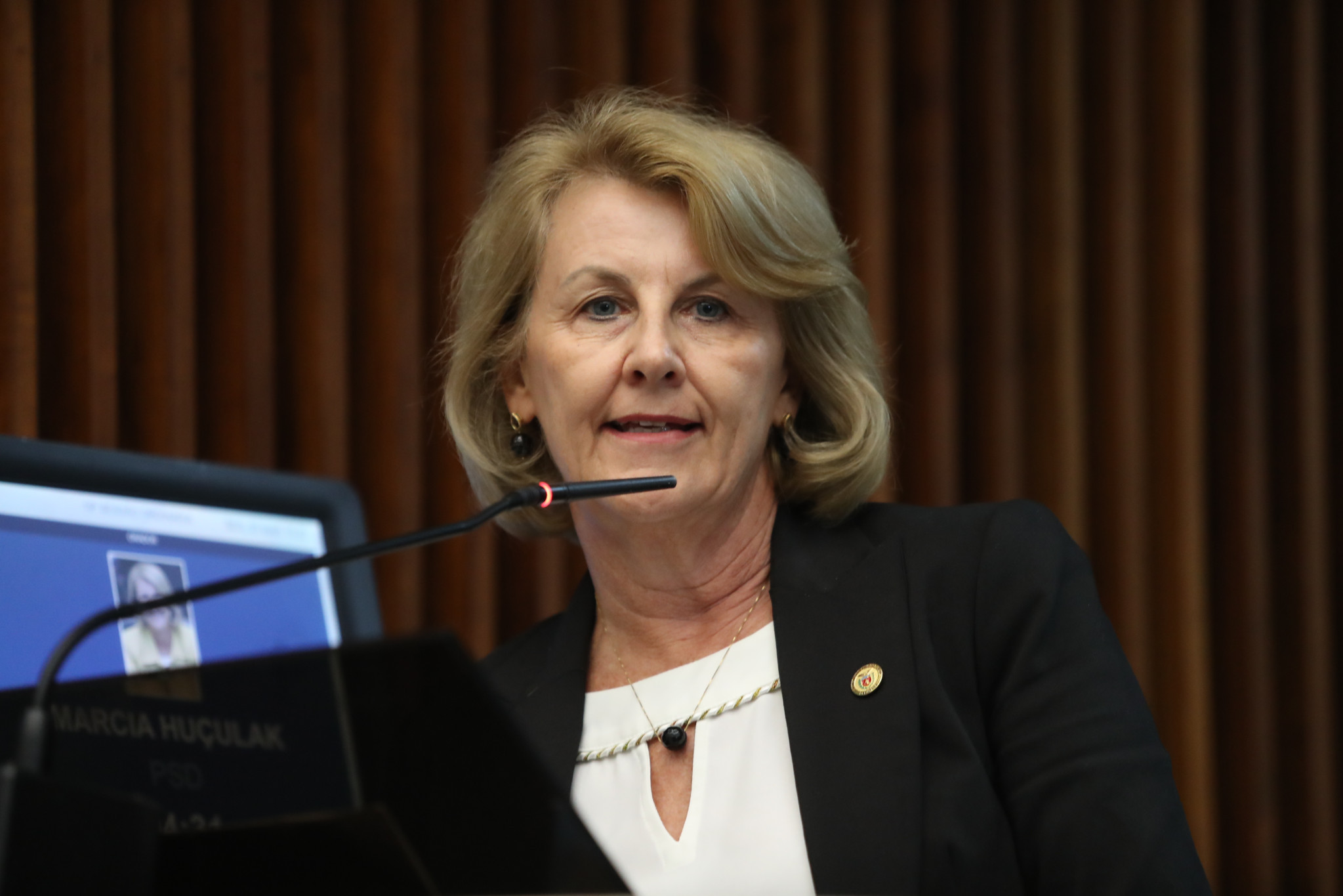 Em discurso no Plenário, deputada Márcia Huçulak (PSD) destaca avanços nas ações e políticas públicas em Curitiba