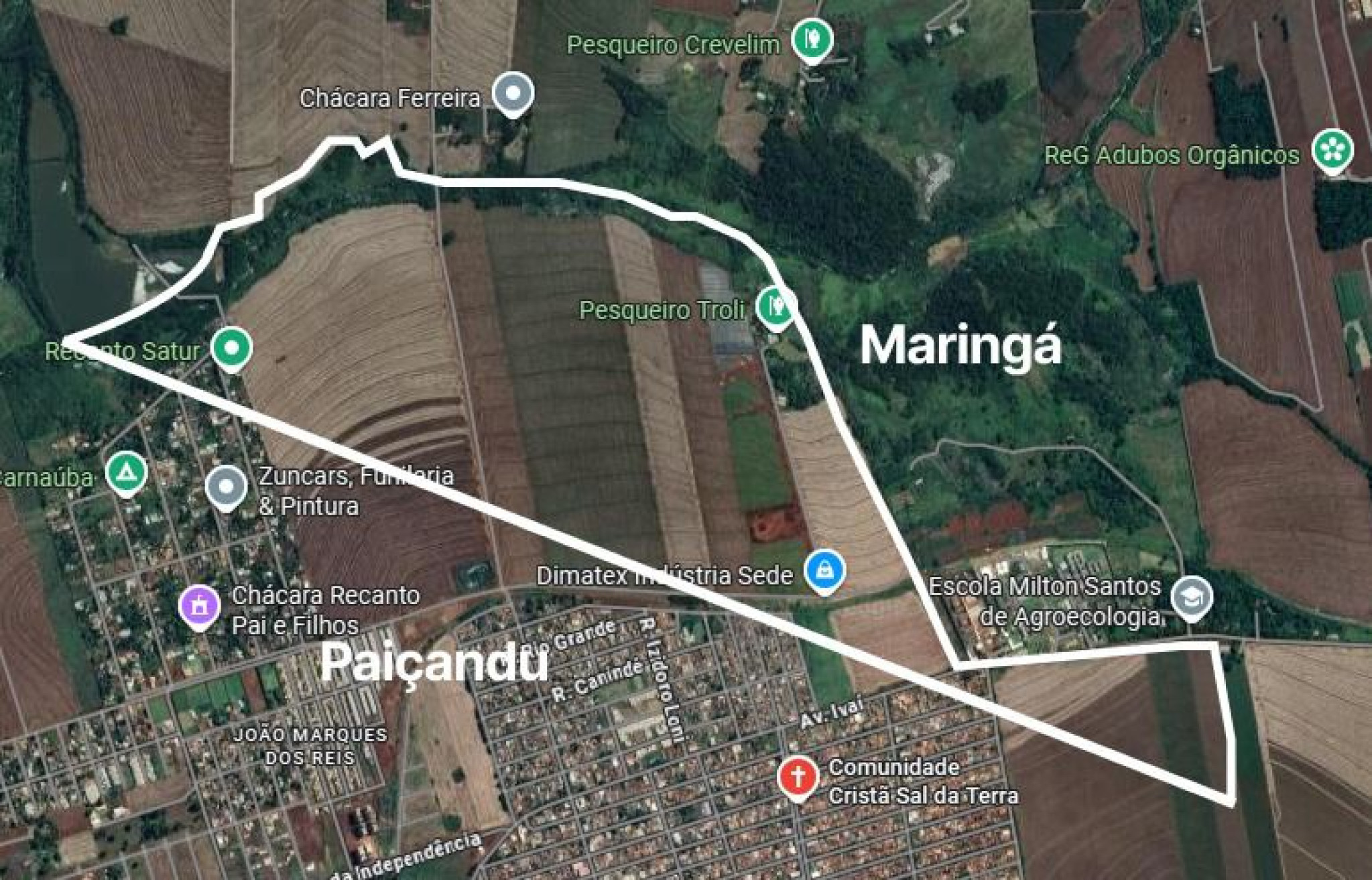 Projeto de lei que corrige limites territoriais entre Maringá e Paiçandu é aprovado na Assembleia Legislativa