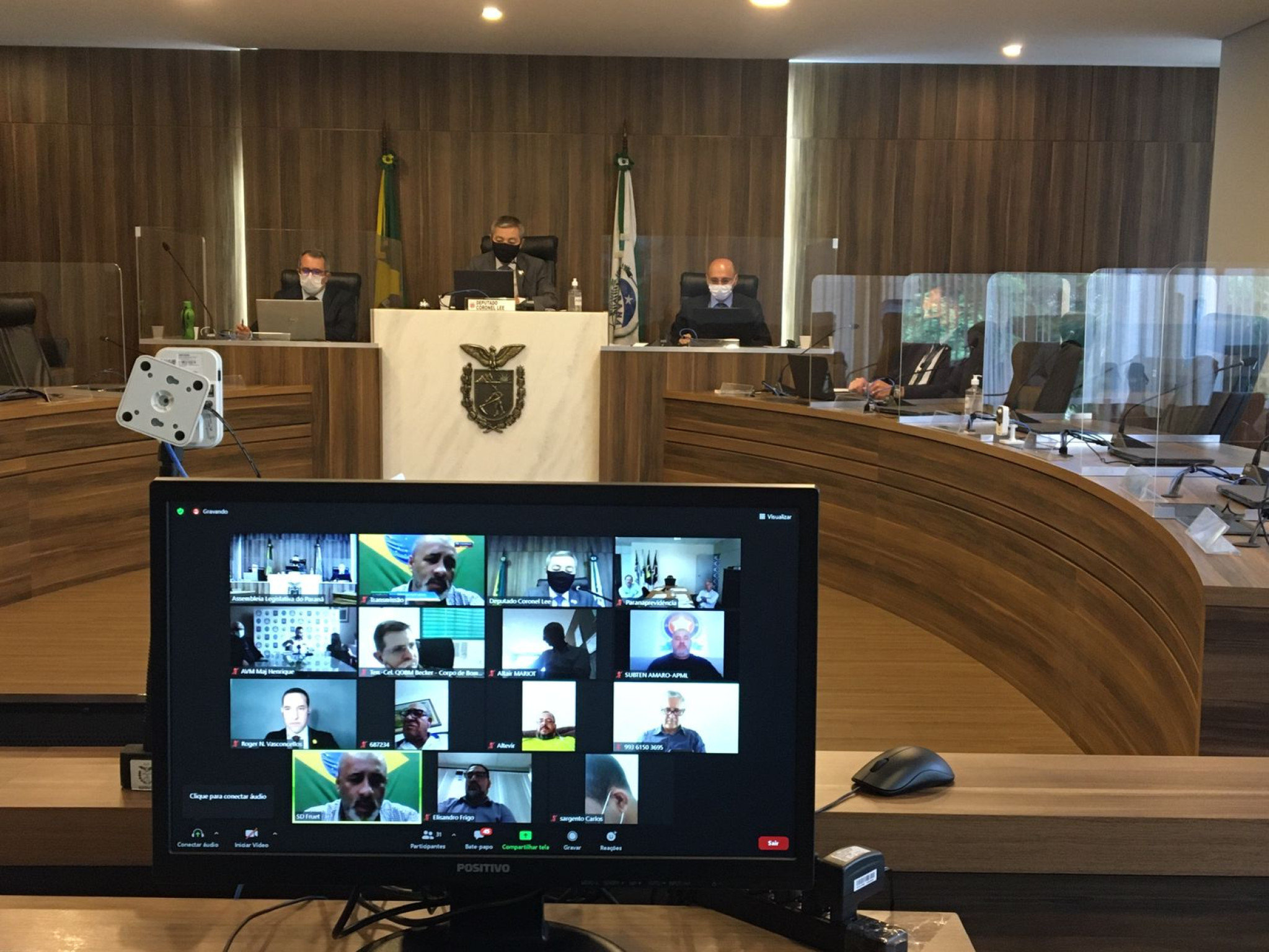 Sistema de Proteção Social dos Militares do Paraná é debatido em audiência pública