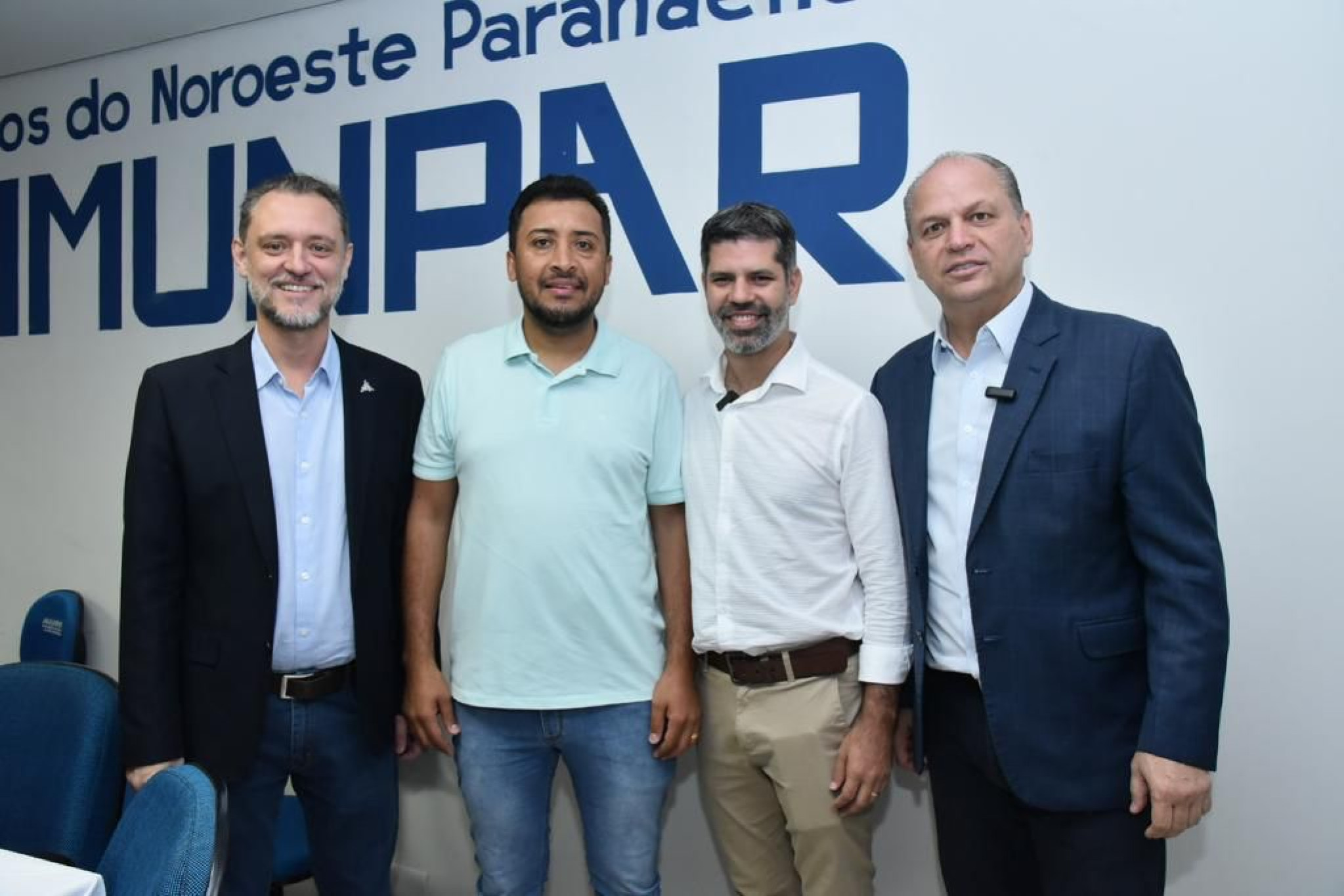 Deputado Soldado Adriano José (PP) prestigia a posse da Amunpar
