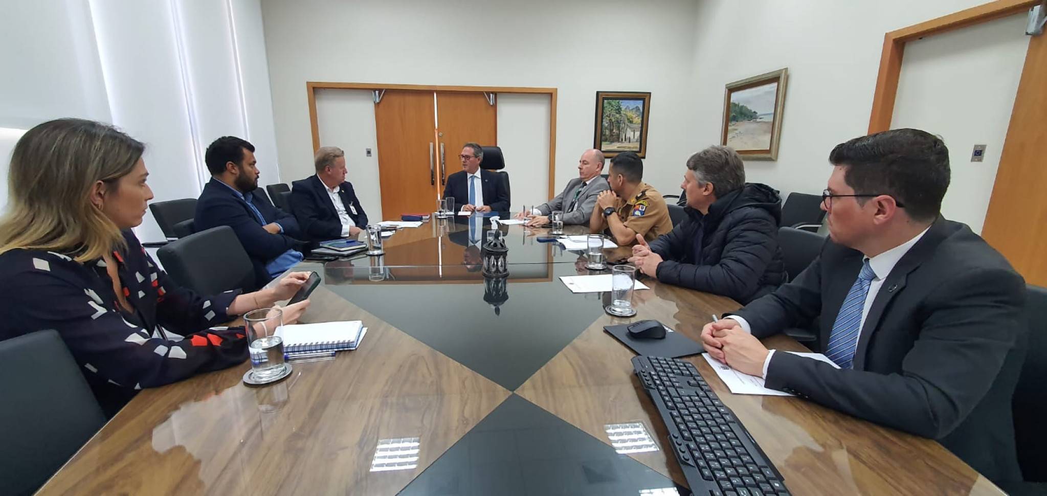 TJ apresenta projeto do E-Fórum para representantes da segurança pública