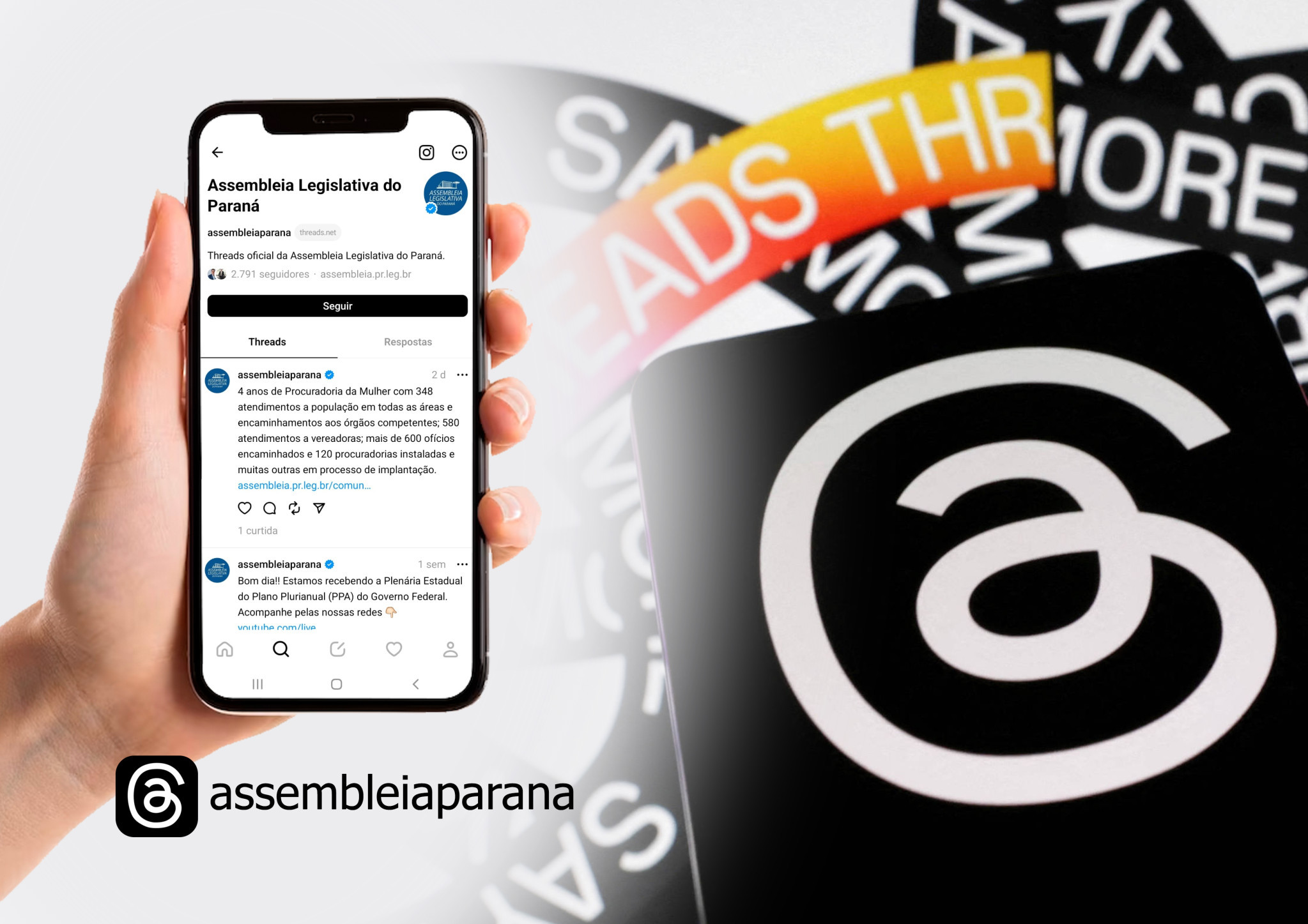 Assembleia Legislativa do Paraná estreia em nova rede social