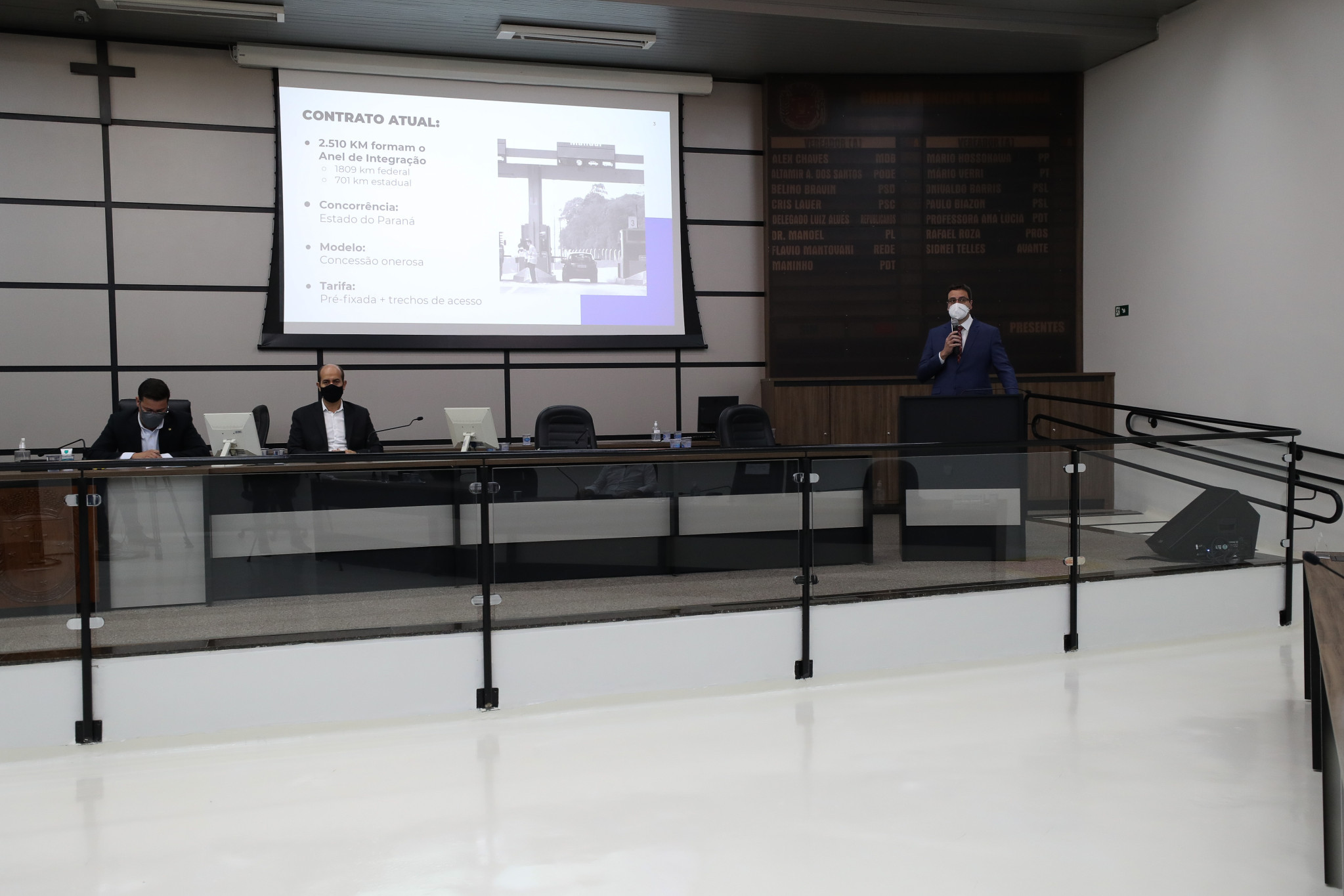 Em Maringá, deputados e sociedade celebram fala de ministro sobre modelo de pedágio