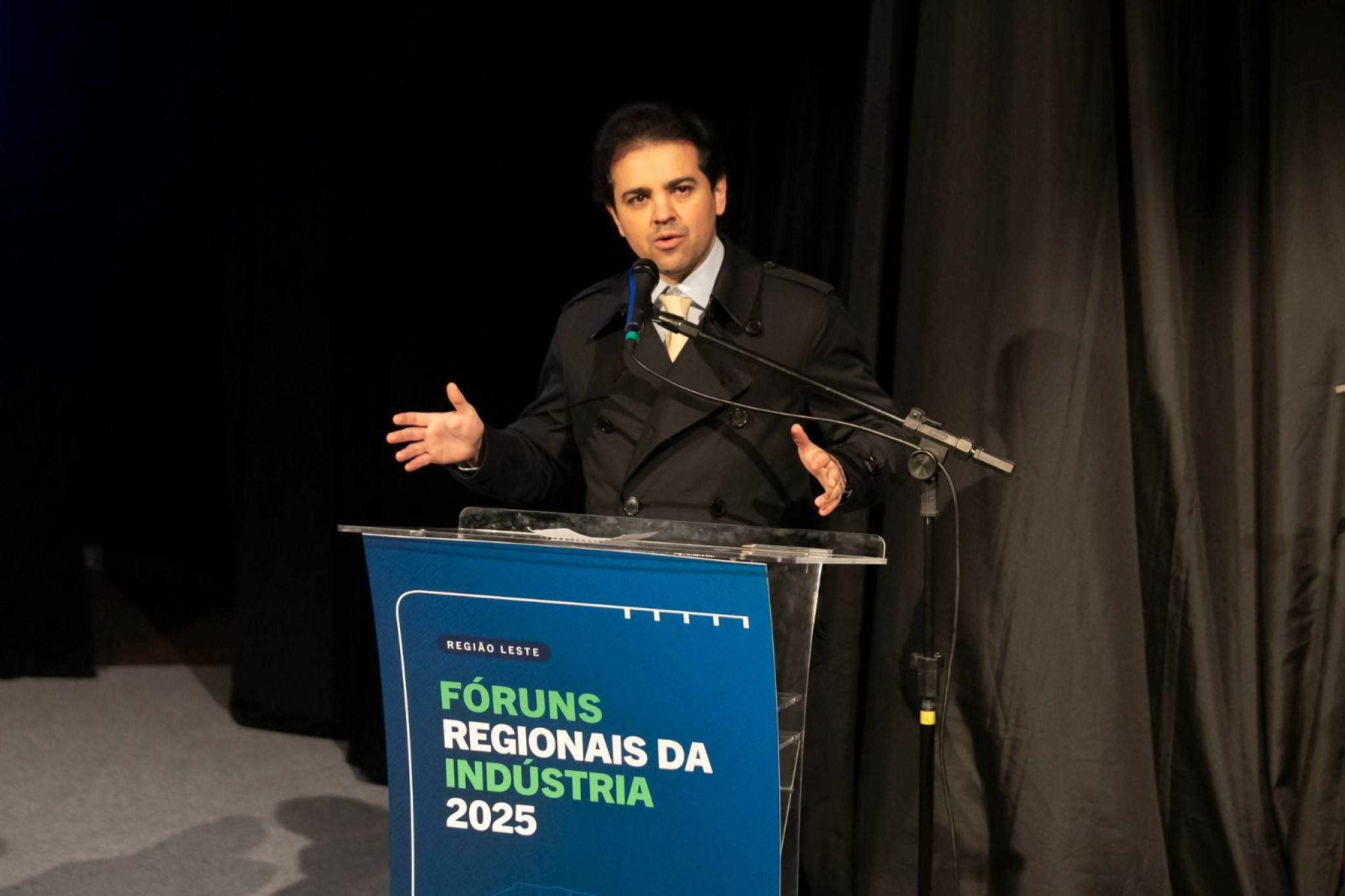 Deputado Luiz Fernando Guerra (União) defende produção paranaense durante encerramento dos Fóruns Regionais da Indústria