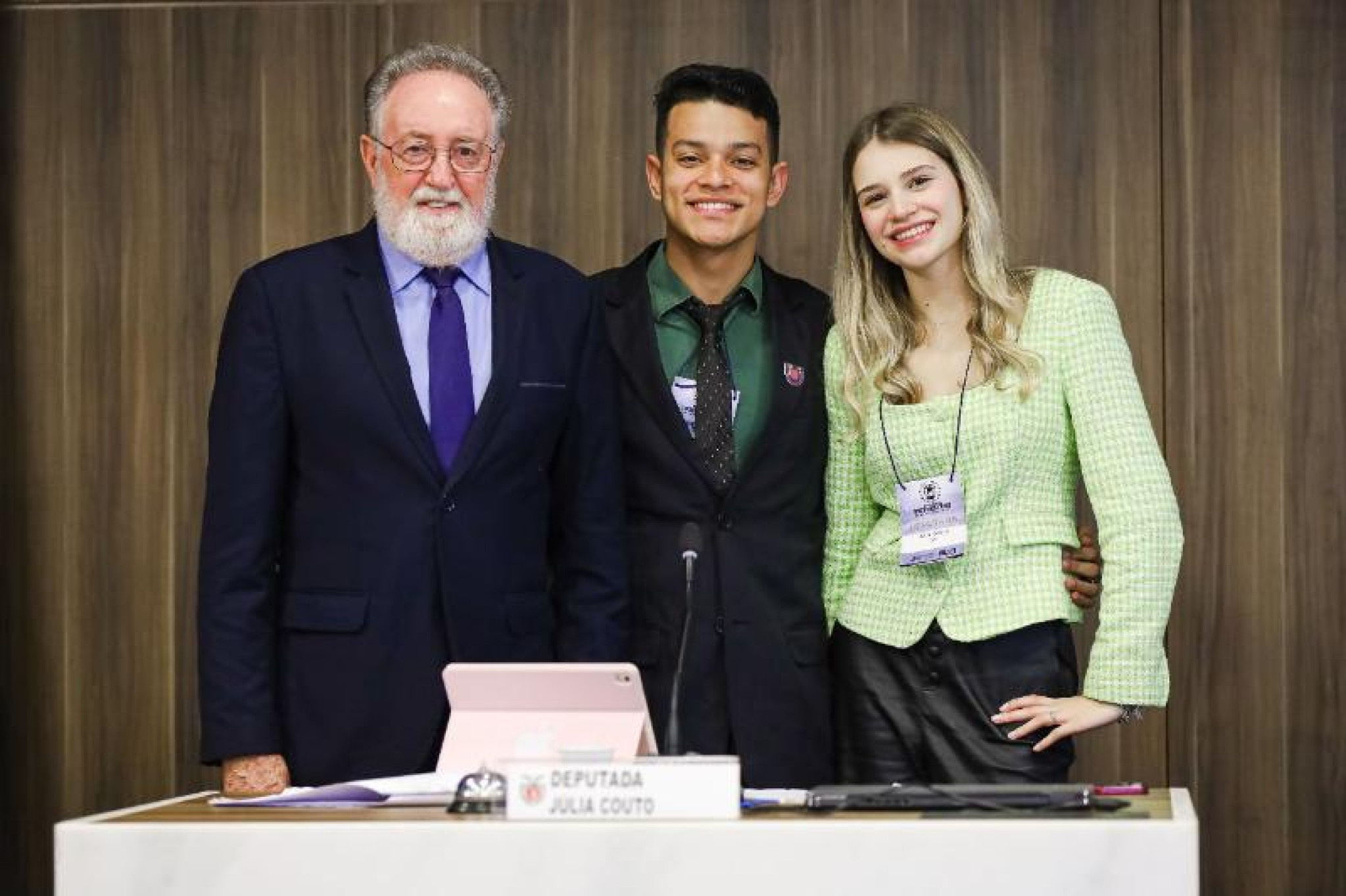 Deputado Tercilio Turini (PSD) elogia Parlamento Universitário e agradece pela defesa do Contorno Leste