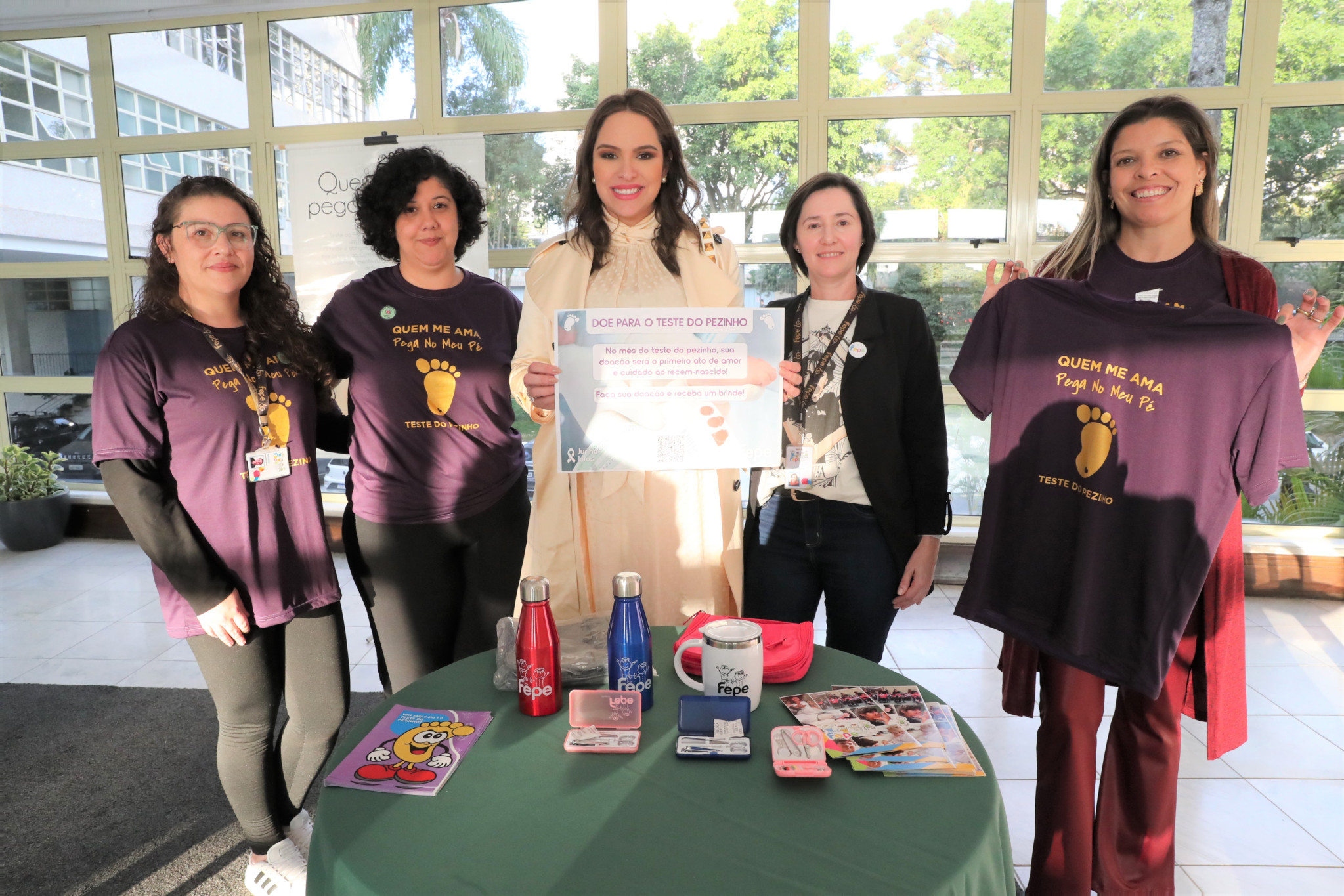 Ação na Assembleia reforça importância do teste do pezinho