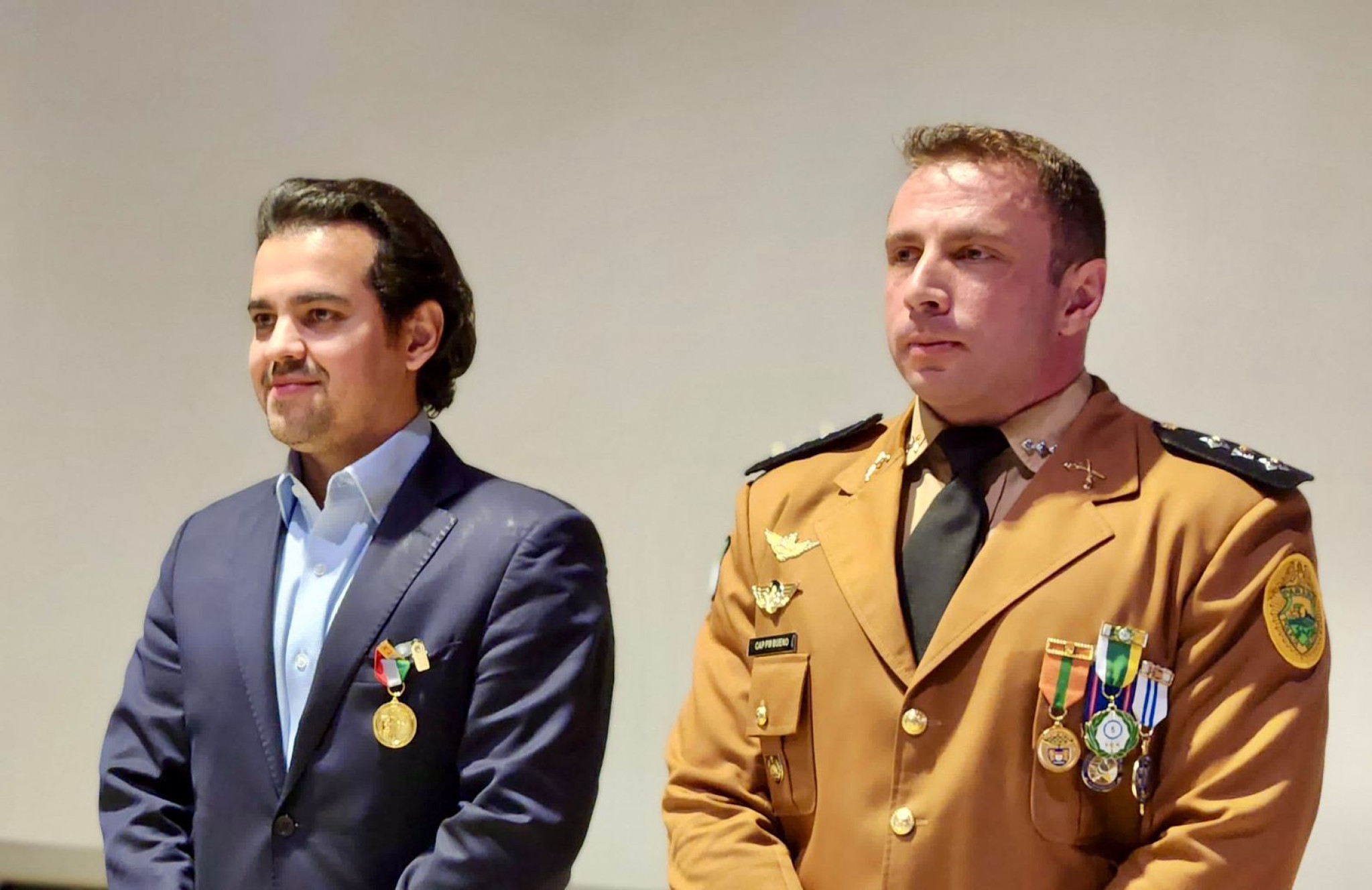 Deputado é homenageado com medalha de mérito da Polícia Militar de Palmas