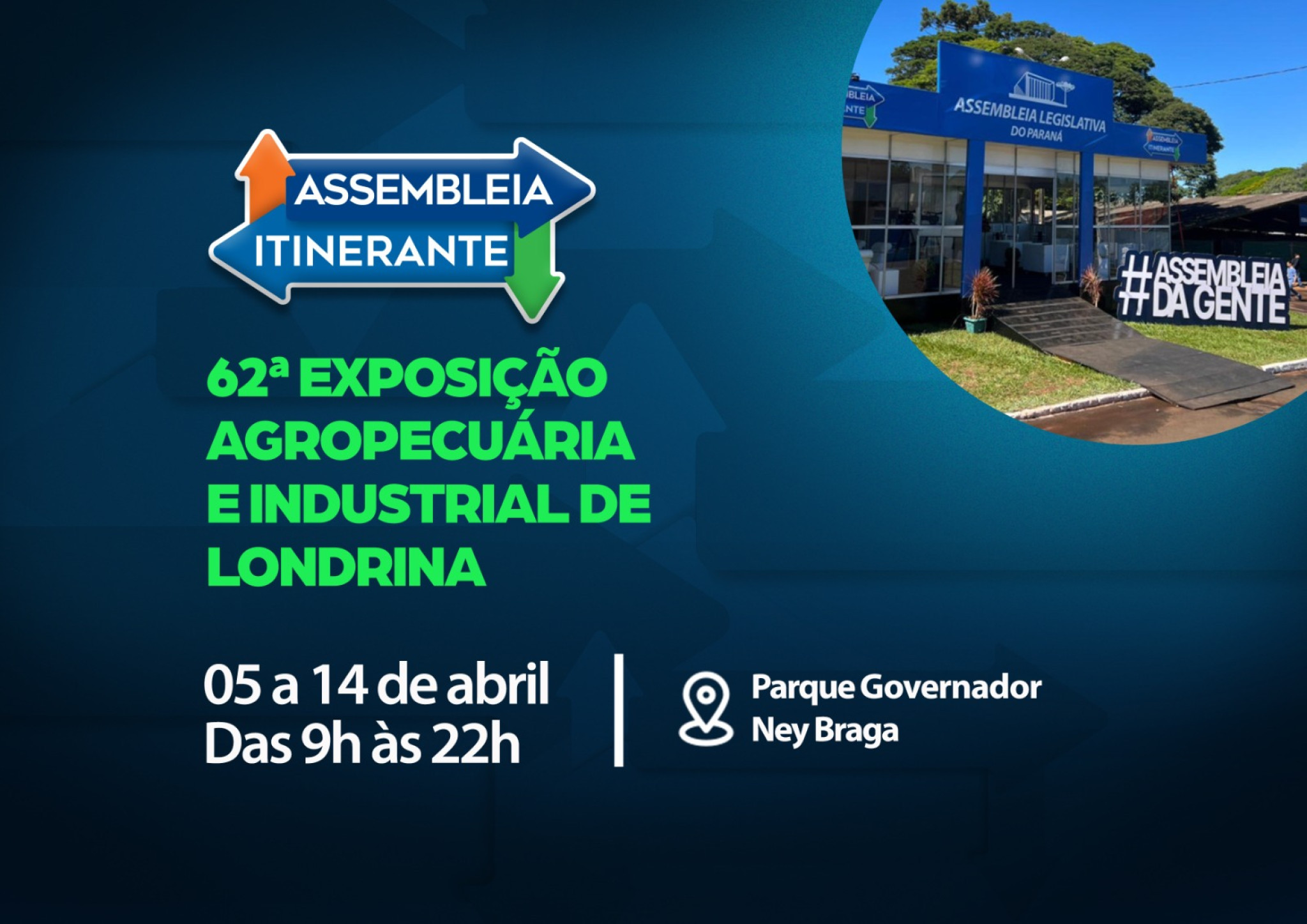 ExpoLondrina recebe Assembleia Itinerante a partir desta sexta-feira (05)