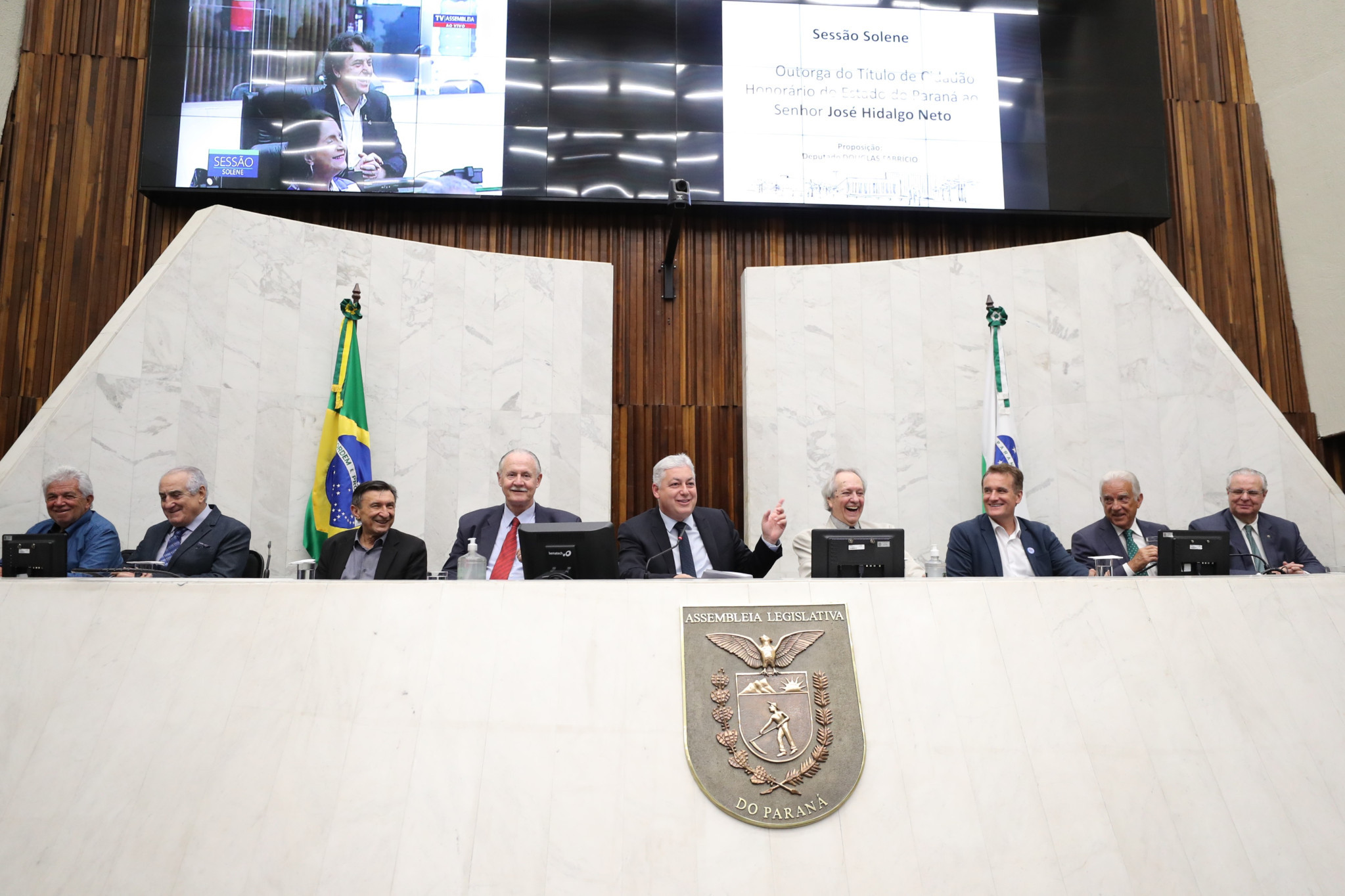 José Hidalgo Neto, o Capitão Hidalgo, recebe título de Cidadão Honorário do Paraná