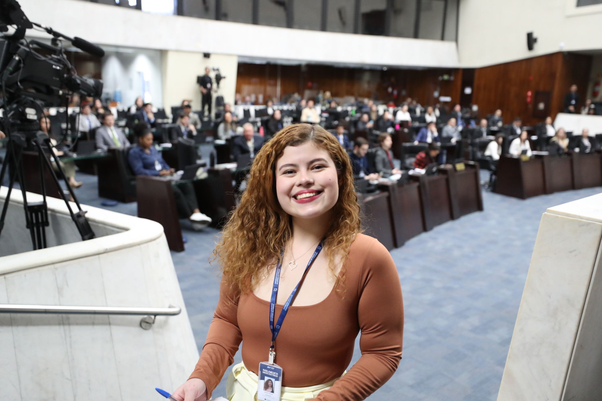 Comunicação PU 2025: 6º edição do Parlamento Universitário elege Mesa Diretora e governadora em sessão plenária