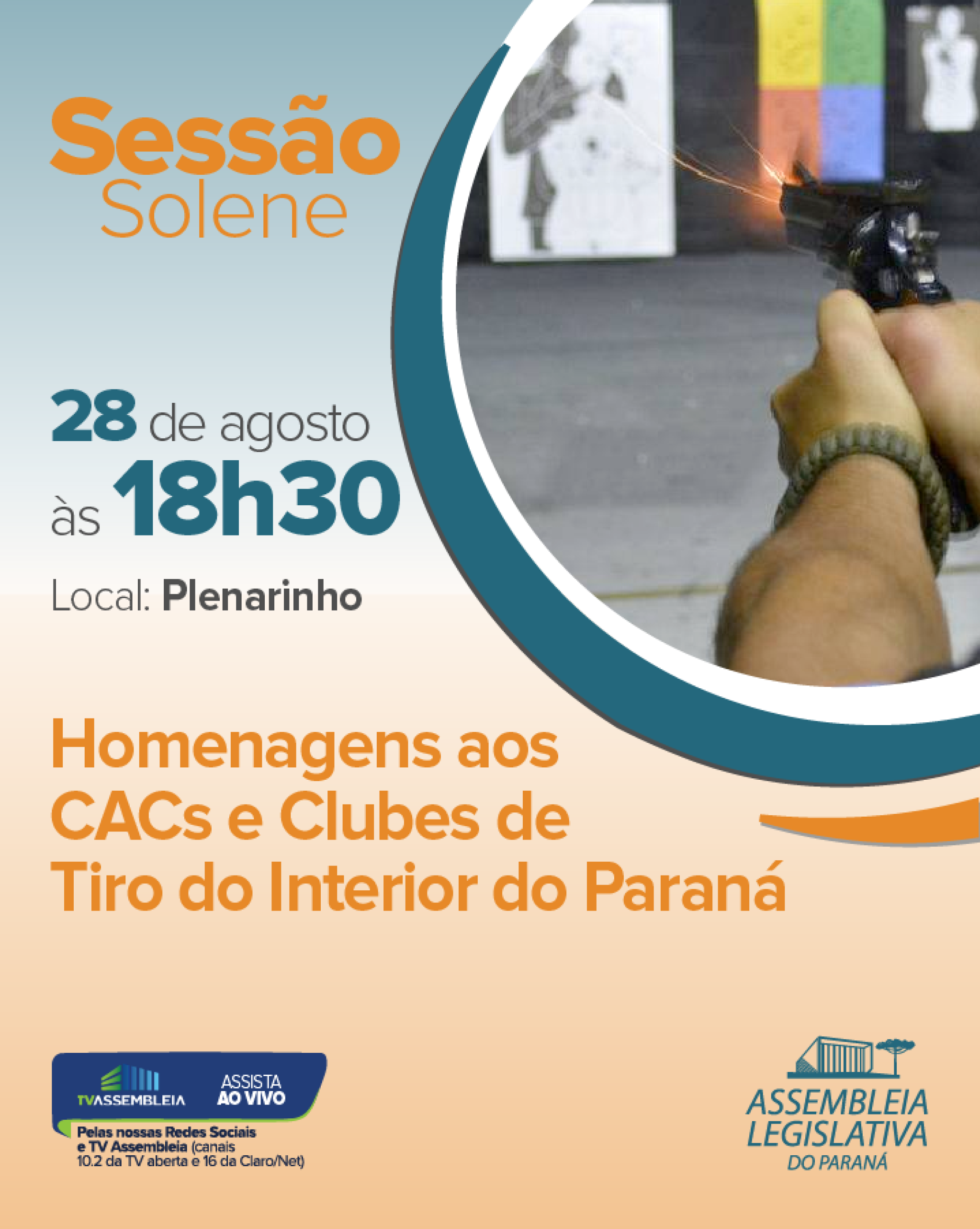 Sessão Solene na Assembleia Legislativa vai homenagear CACs do Paraná