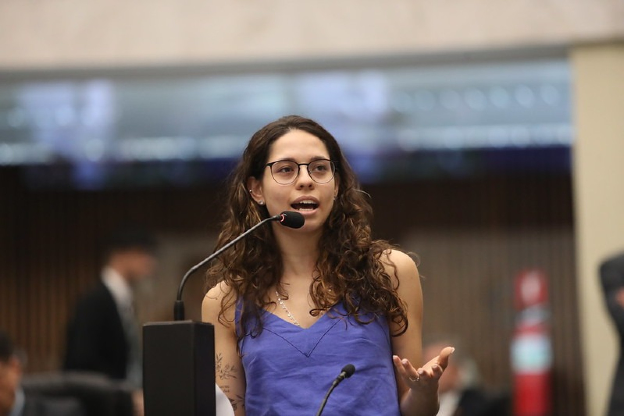 Deputada Ana Júlia (PT) pede informações à Sesp sobre delegada de União da Vitória que estaria dando expediente fora do país