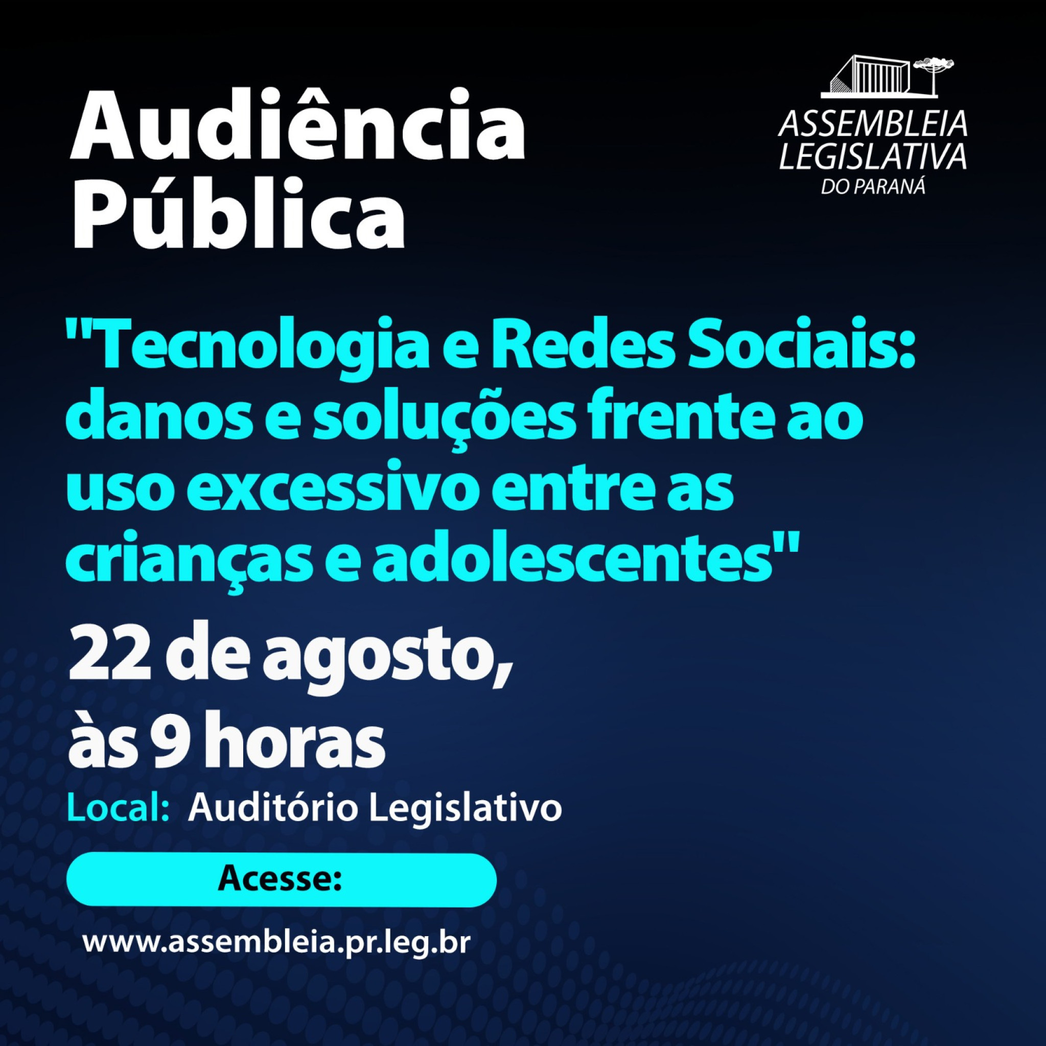 Conheça os temas e os debatedores da audiência pública sobre uso excessivo das redes sociais