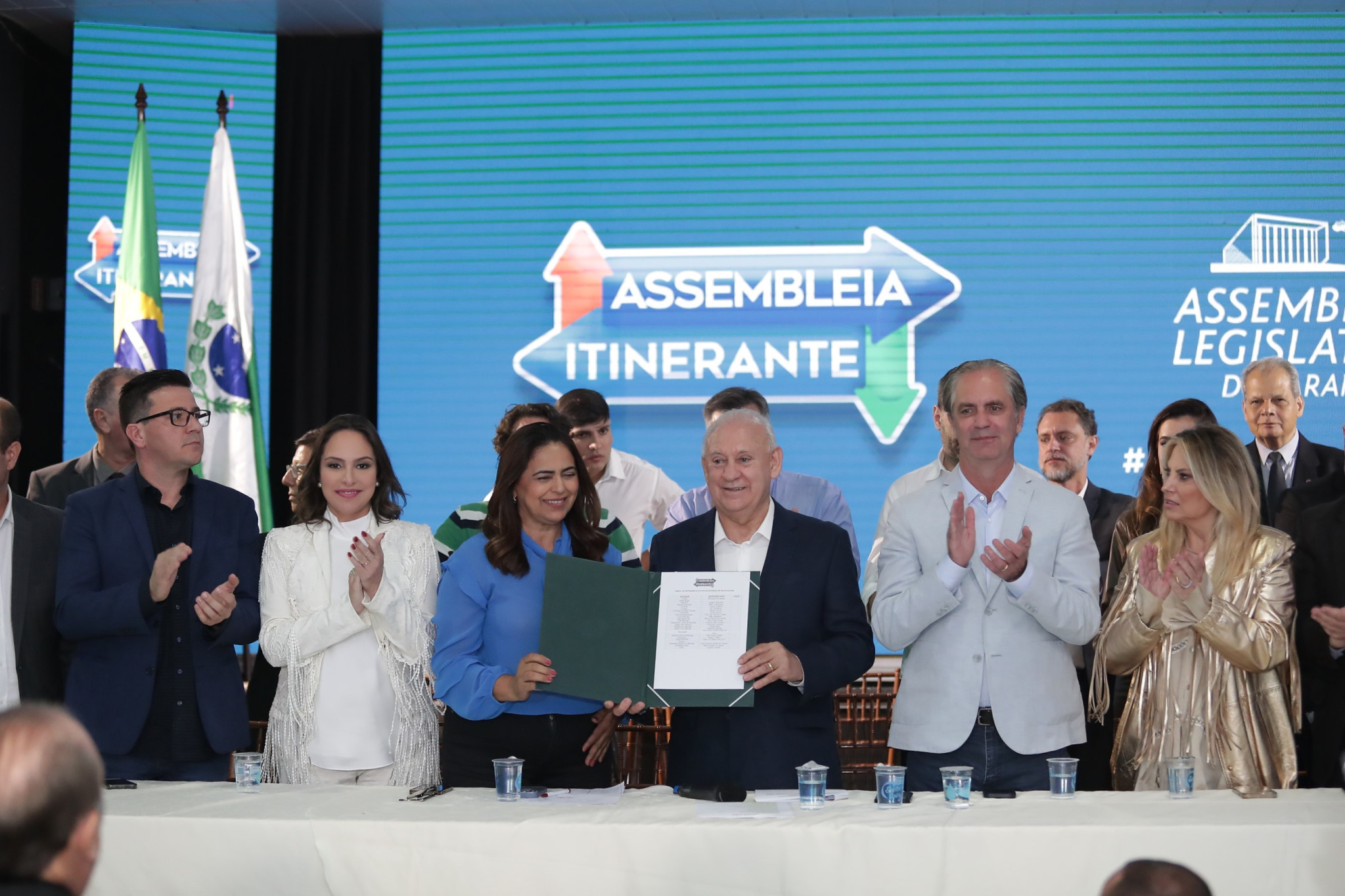 Demandas entregues à Assembleia incluem melhorias nas áreas da saúde, segurança e tecnologia