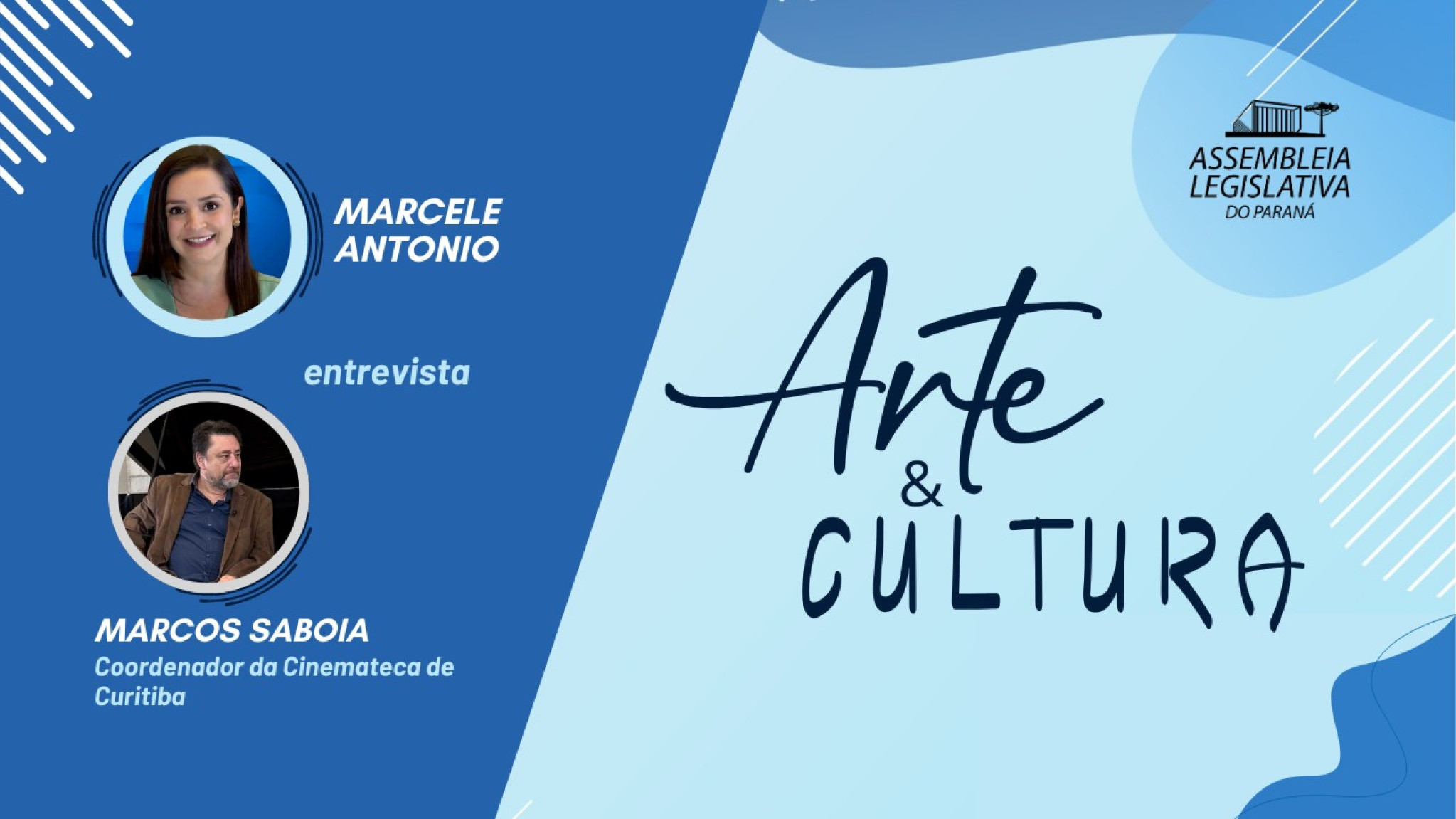 TV Assembleia: Arte & Cultura celebra os 50 anos da Cinemateca de Curitiba em conversa com Marcos Stankievicz Saboia
