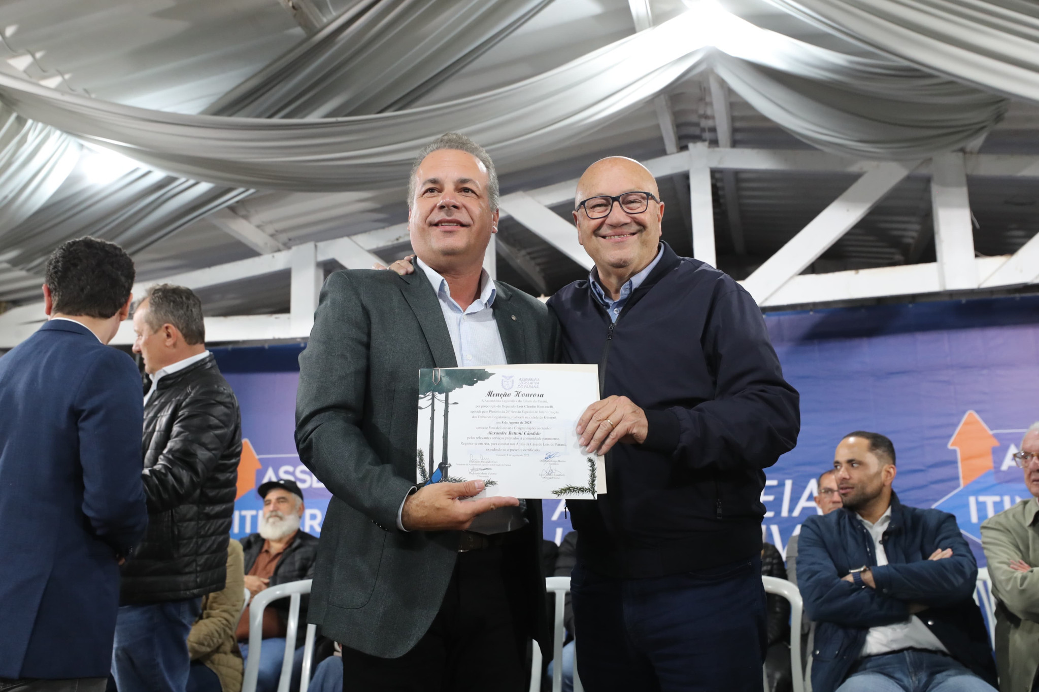 Deputado Luiz Claudio Romanelli (PSD) destaca atuação de lideranças no progresso de Goioerê