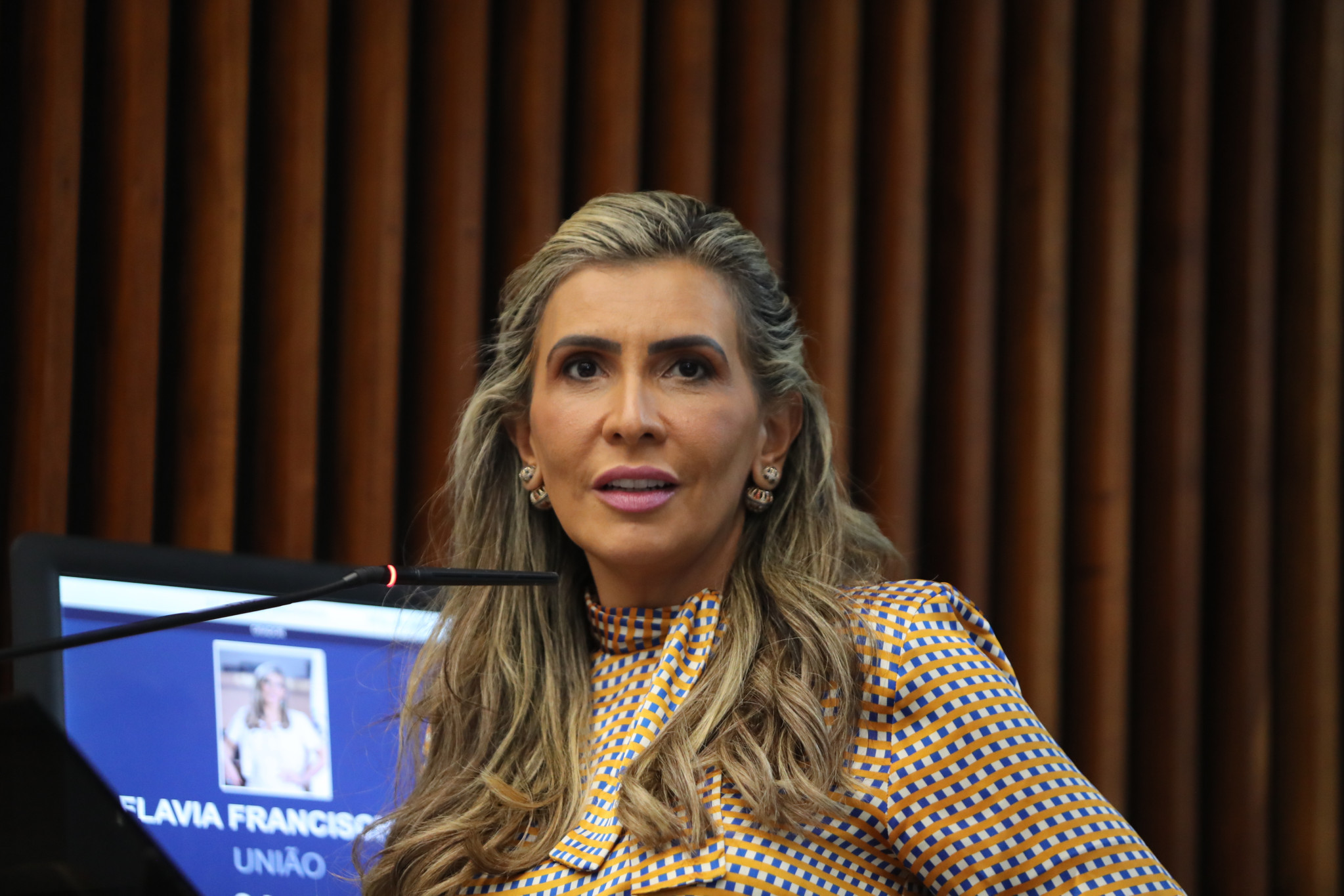 Deputada Flávia Francischini (União) apresenta voto de repúdio ao presidente Lula por fala capacitista