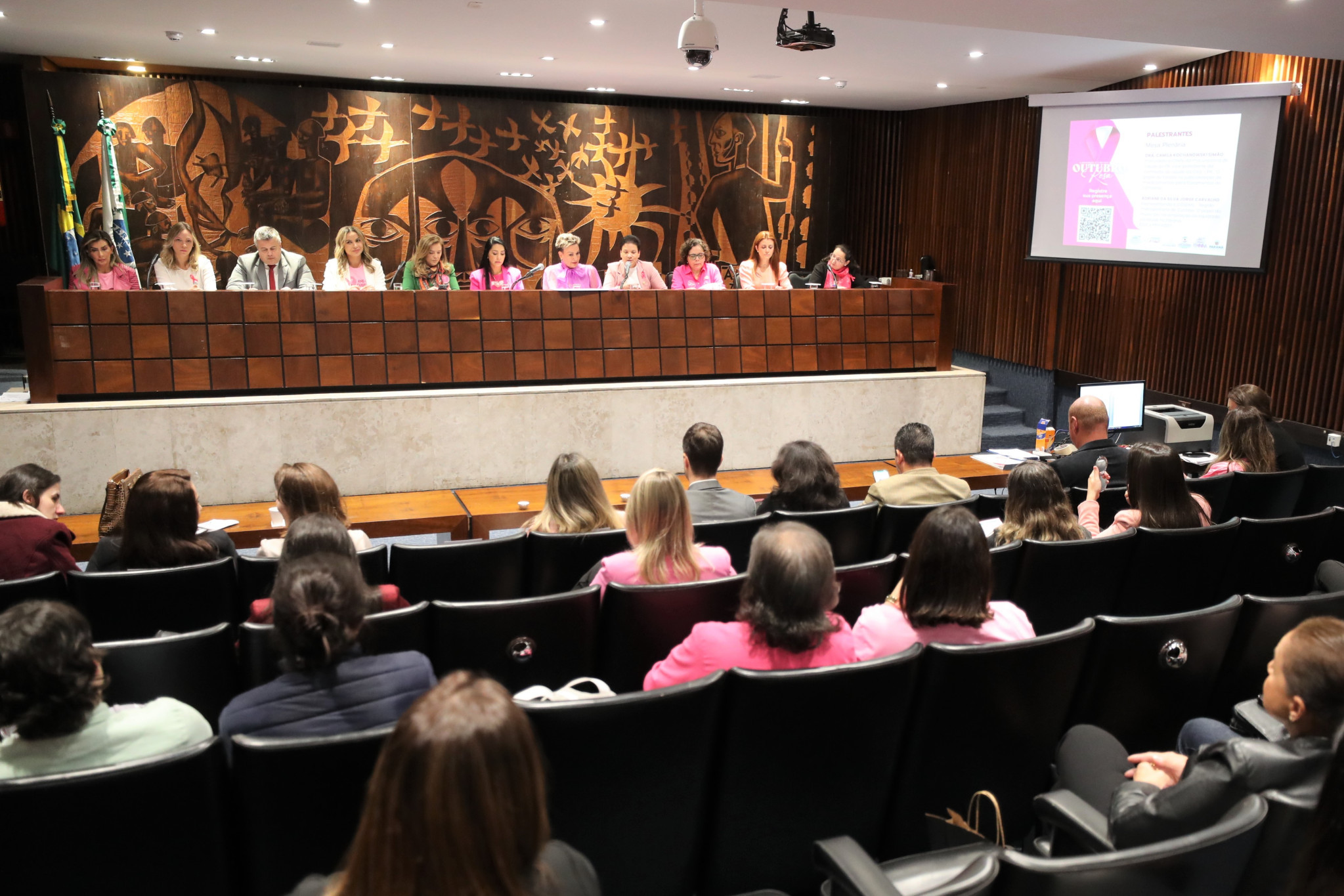 Audiência Pública, Grande Expediente e exposição fotográfica abrem o Outubro Rosa na Assembleia Legislativa