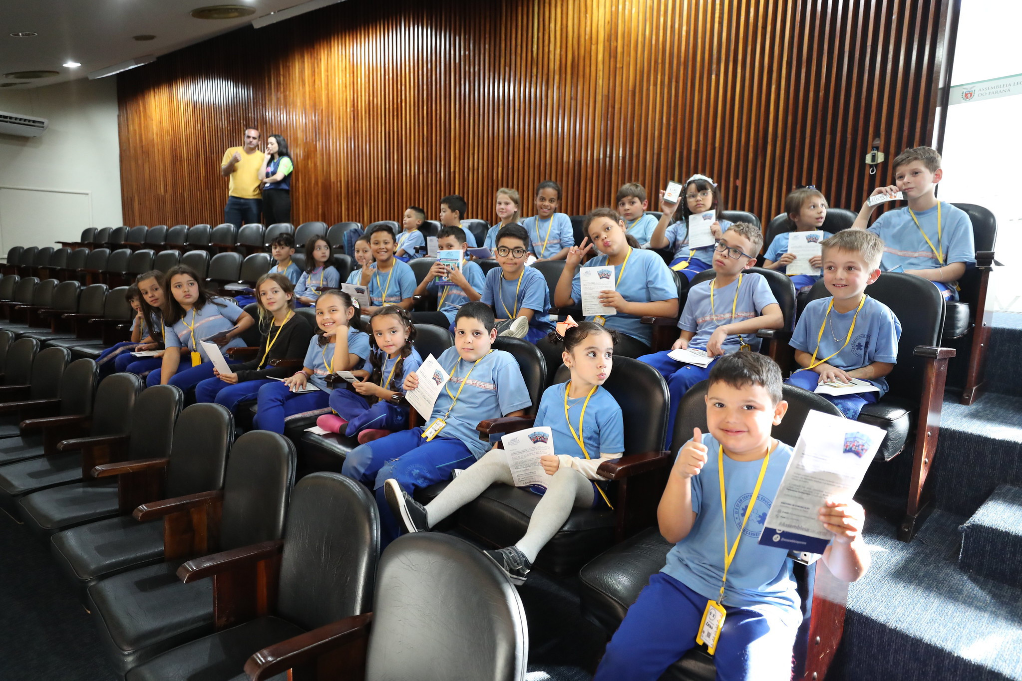 Alunos de Educação Infantil visitam a Assembleia Legislativa