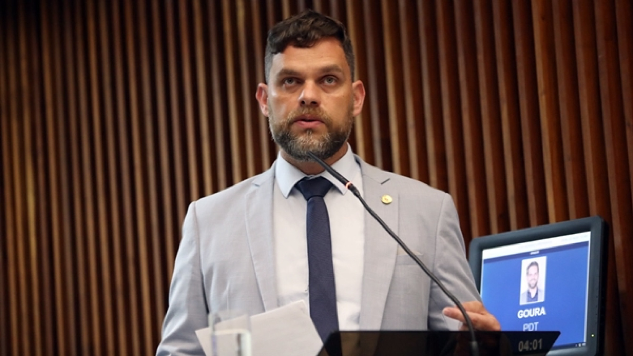 Deputado Goura (PDT) tem acatadas emendas à LOA 2024