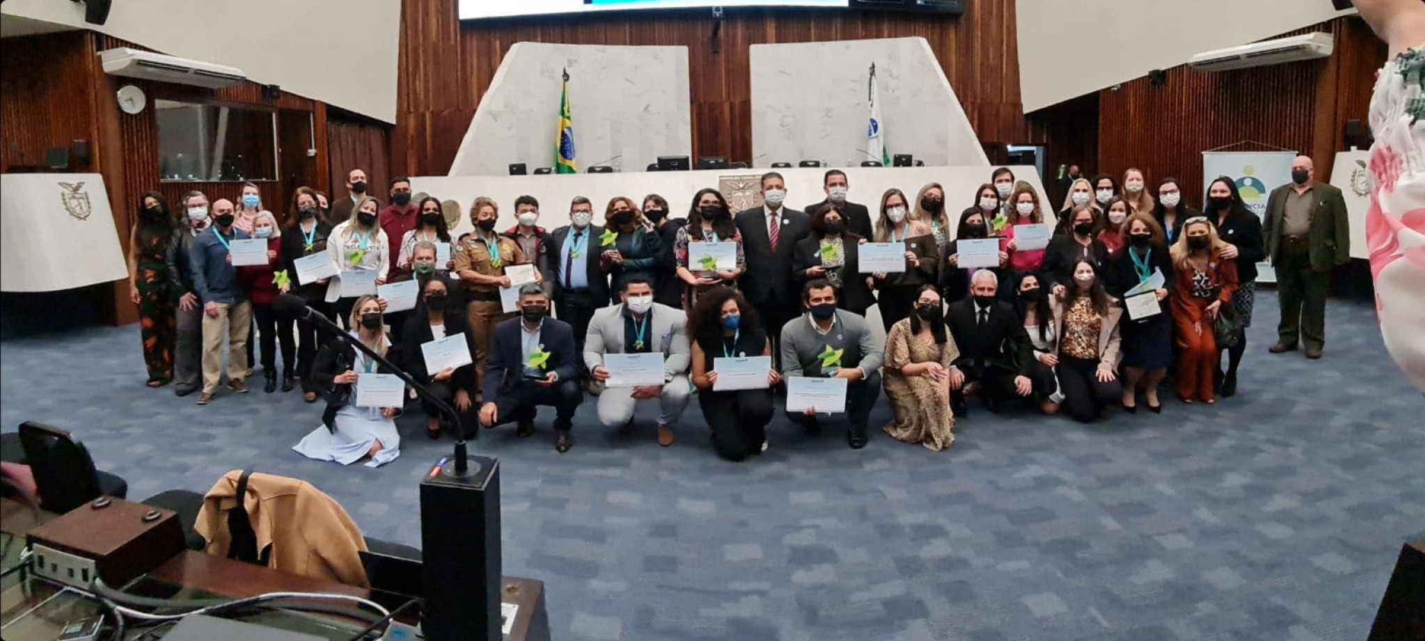 Deputado Cobra Repórter participa da cerimônia do Prêmio Fortis Paraná 2021
