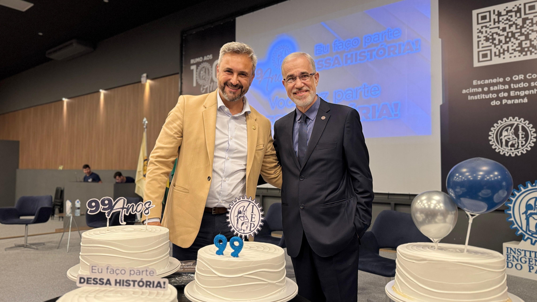 “Parceiro fundamental do Legislativo”, diz deputado Fabio Oliveira (Podemos) no aniversário de 99 anos do IEP