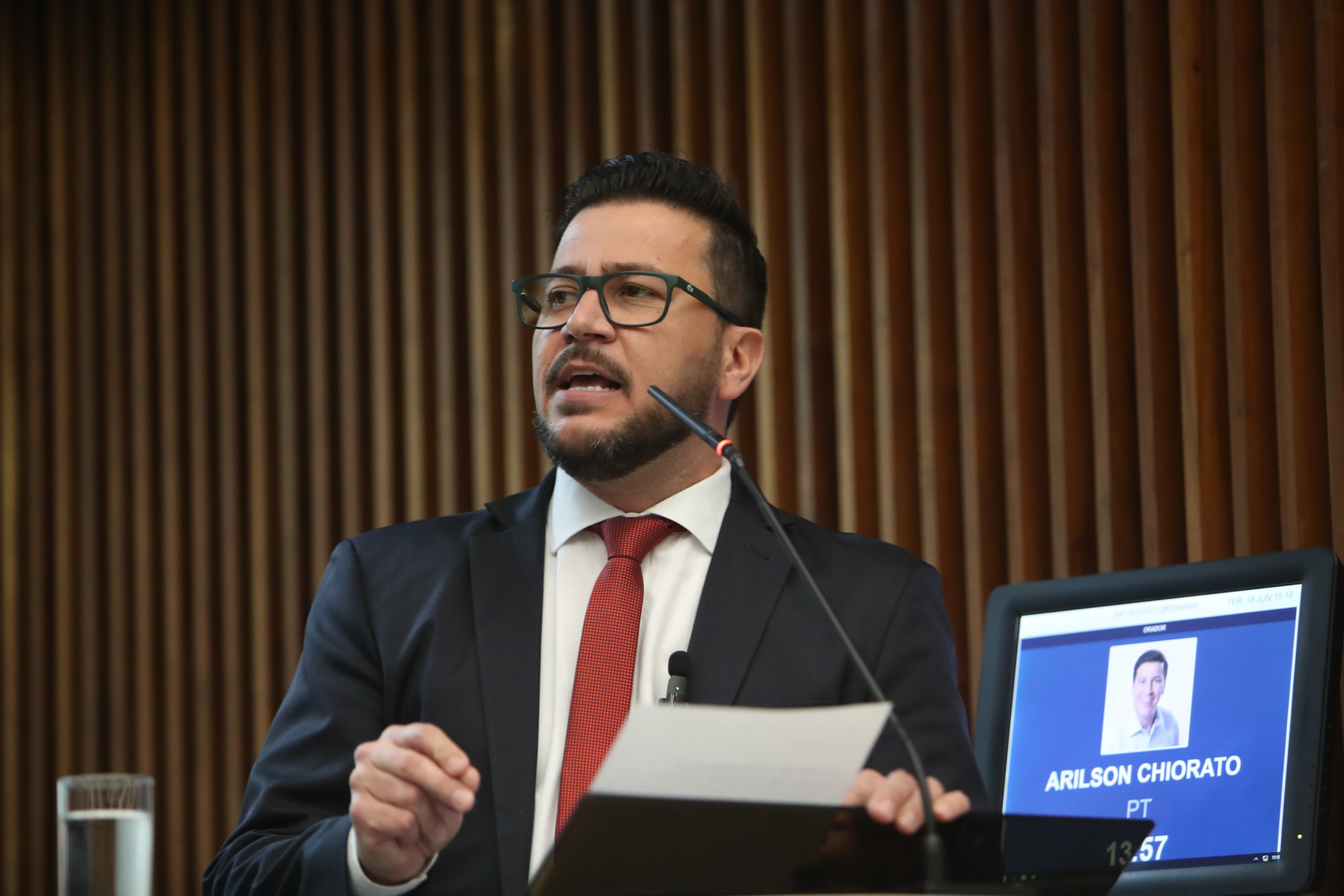 Deputado Arilson Chiorato (PT) apresenta pedido de impeachment contra o Governador Ratinho Jr.